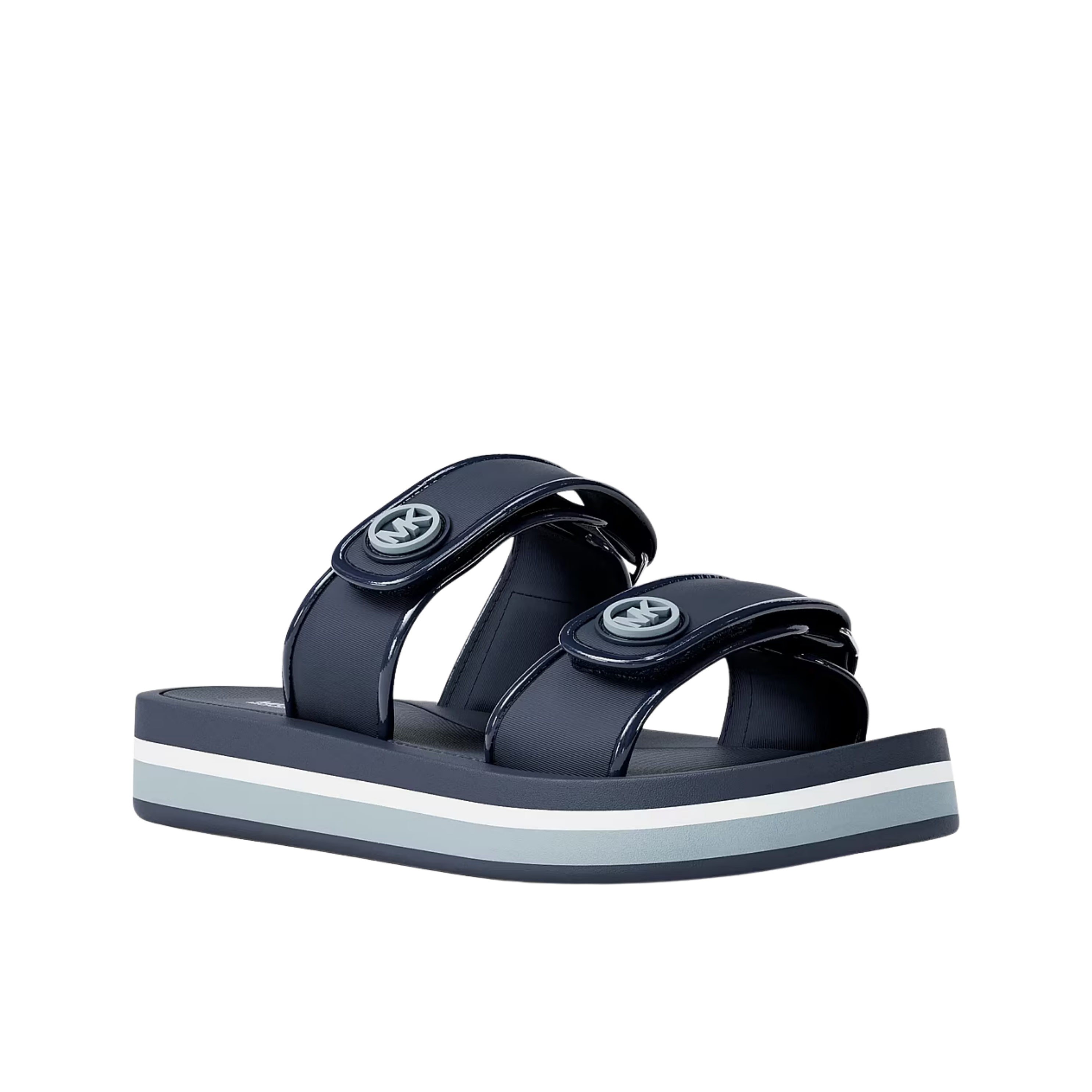 Michael Kors Women Foster Scuba Slide Sandal - Navy