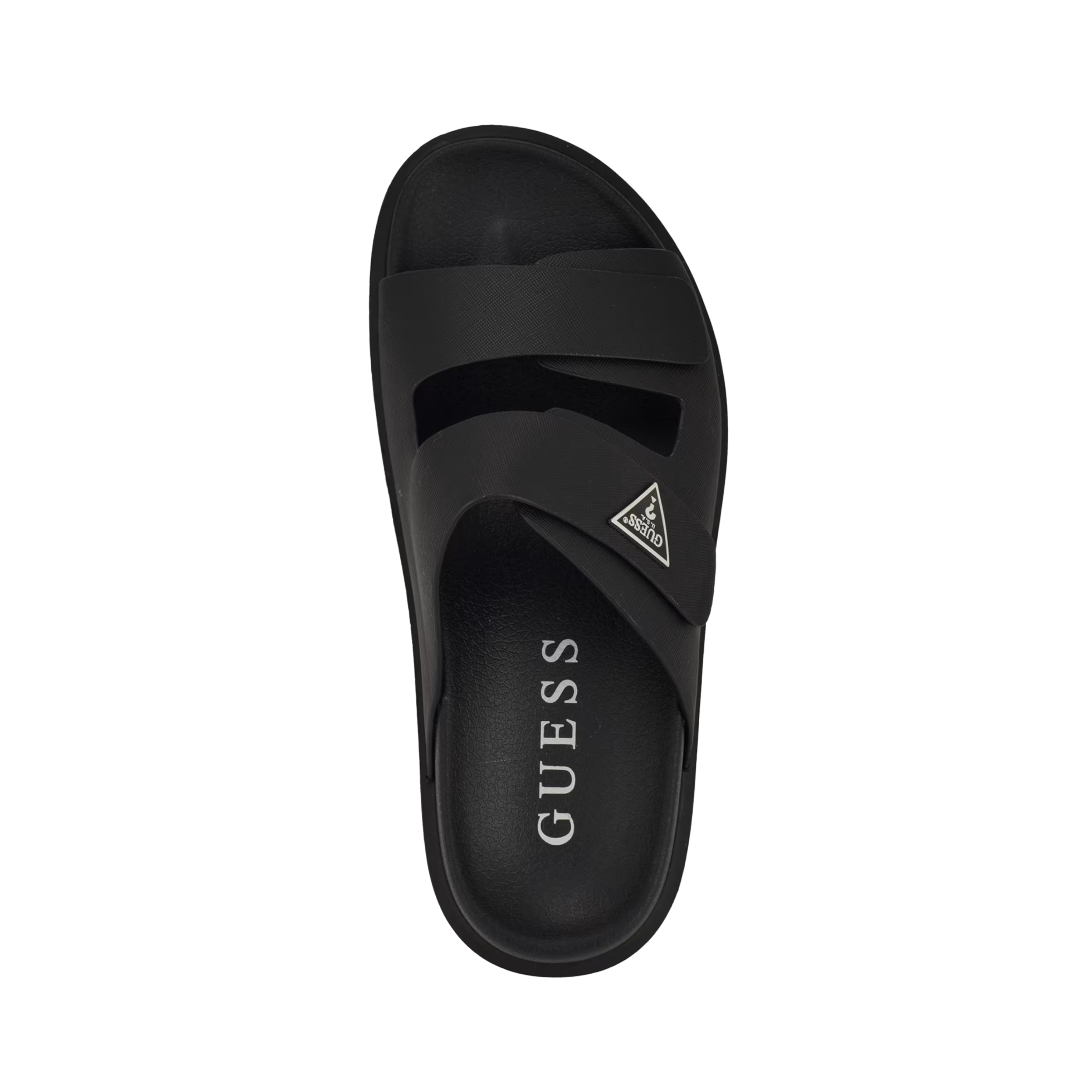 Guess Men Visel Double Strap Sandals - Black 001