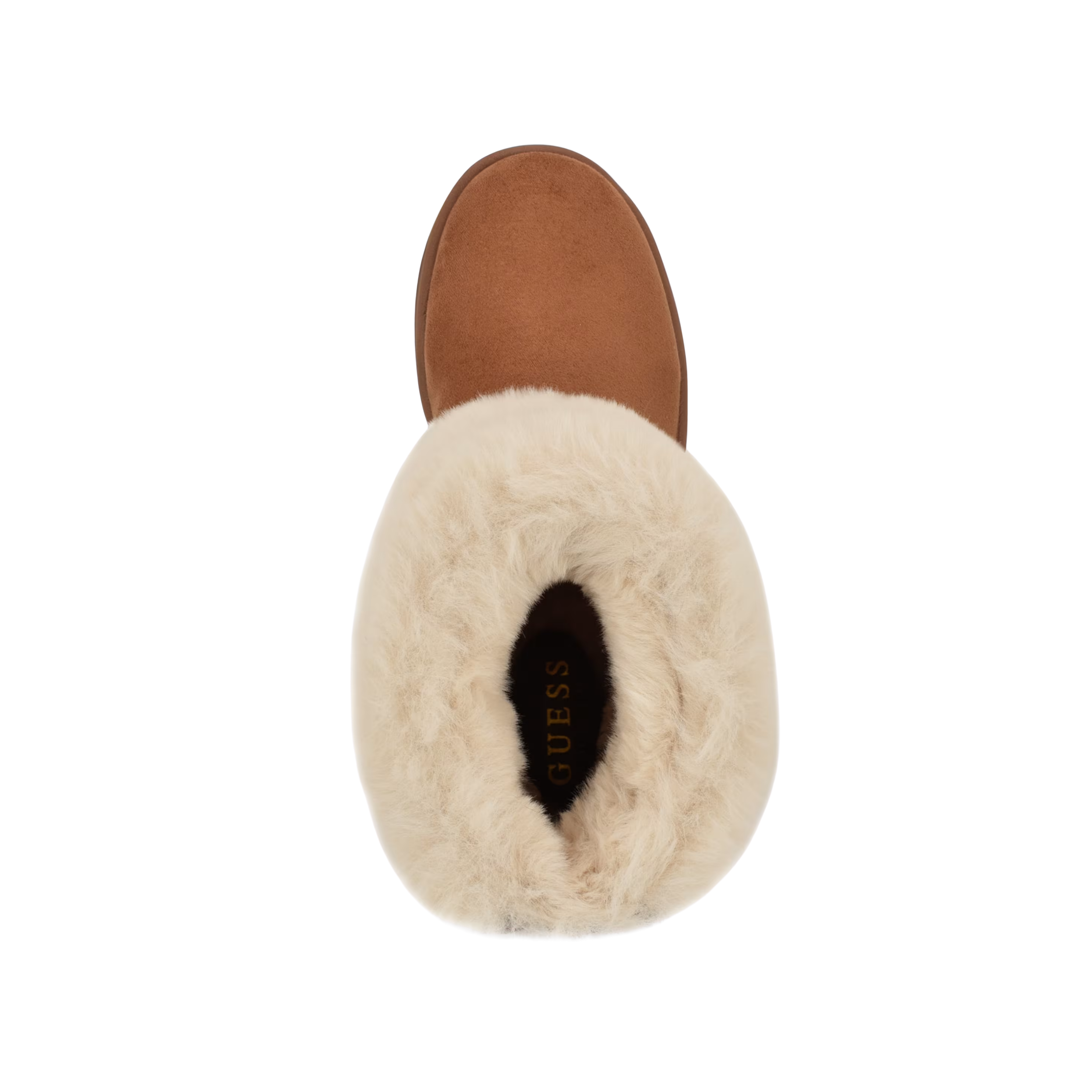 Guess Women Lenoria Shearling Bowtie - Brown