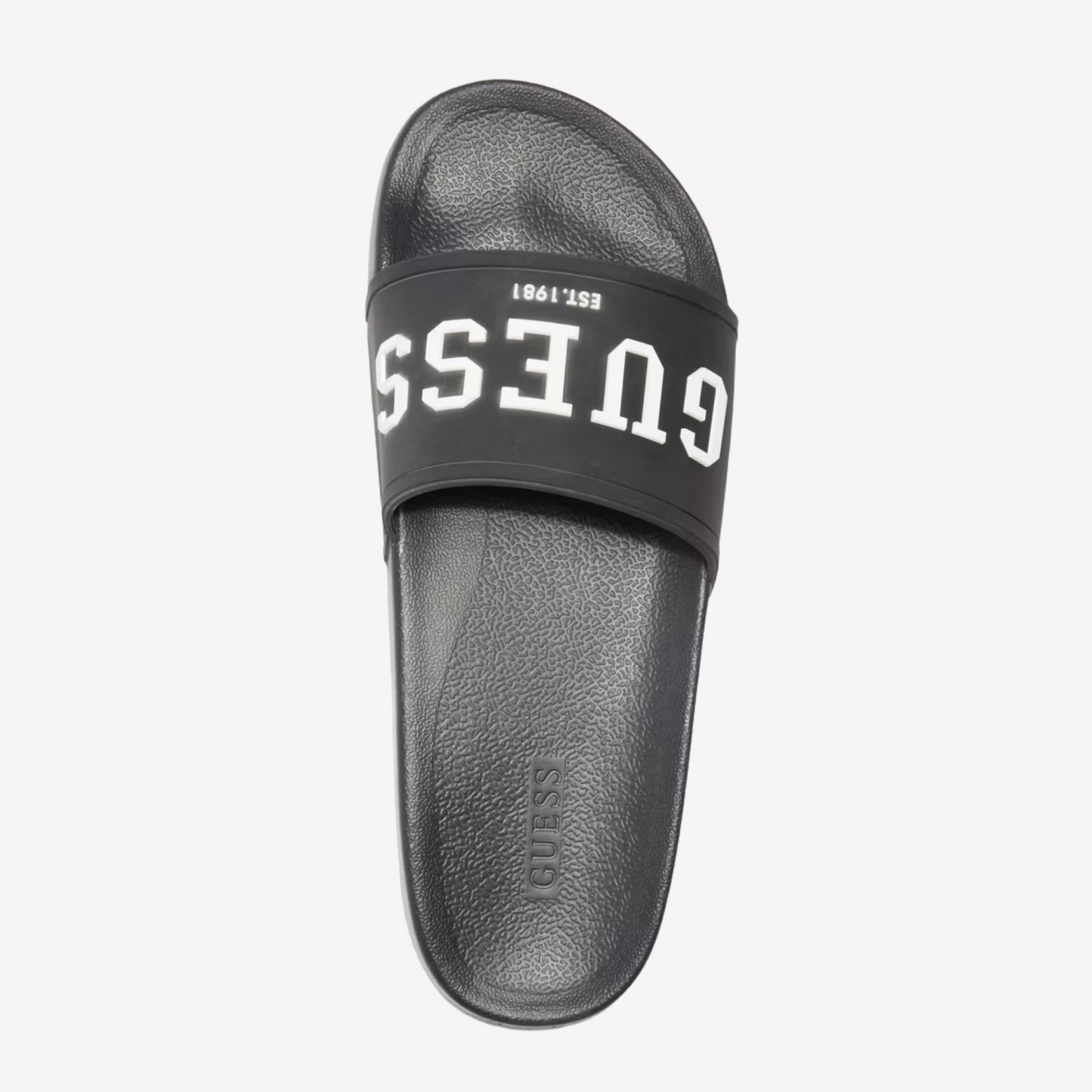 Guess Men Elito Pool Slides - Black