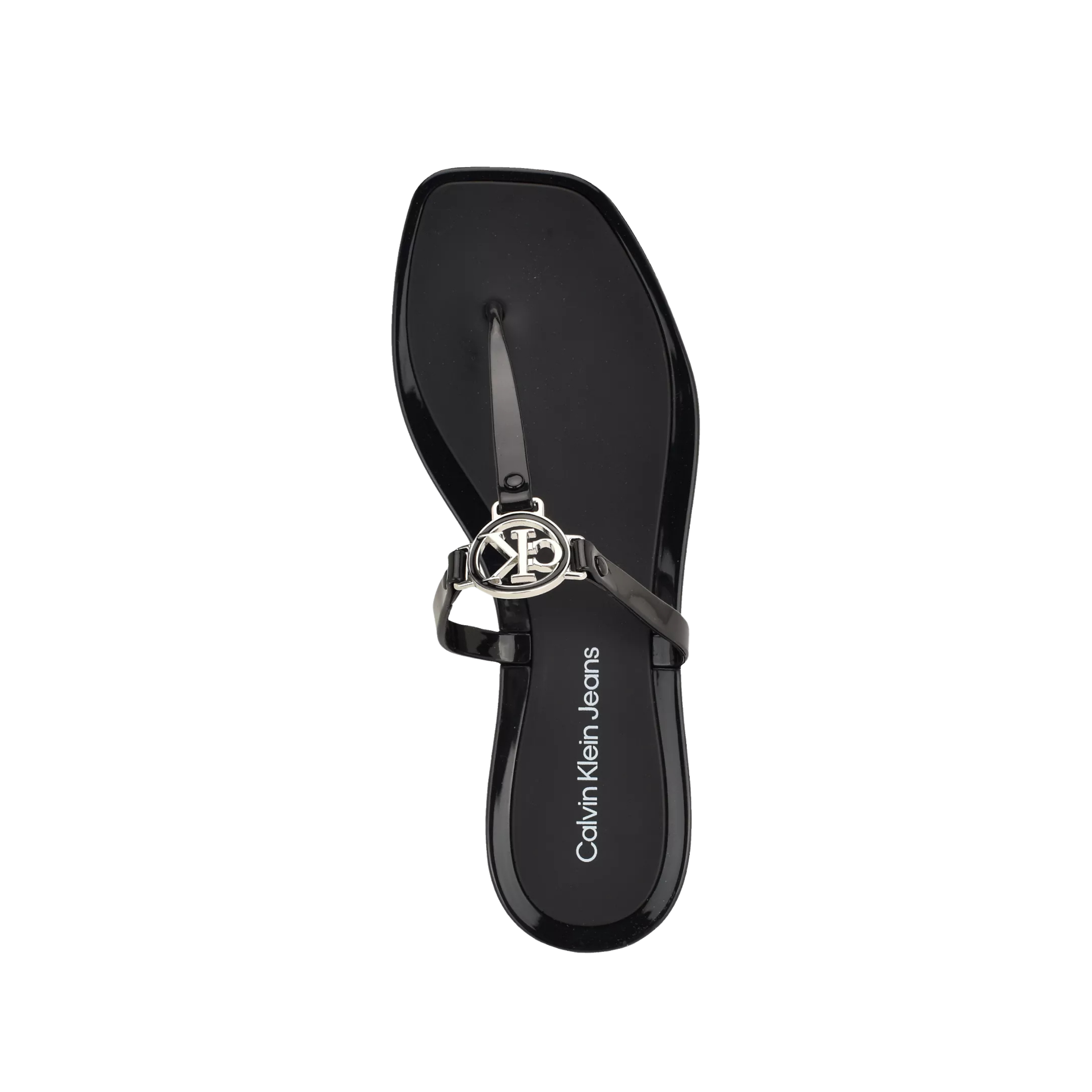 Calvin Klein Women Ellye Jelly Sandal - Black