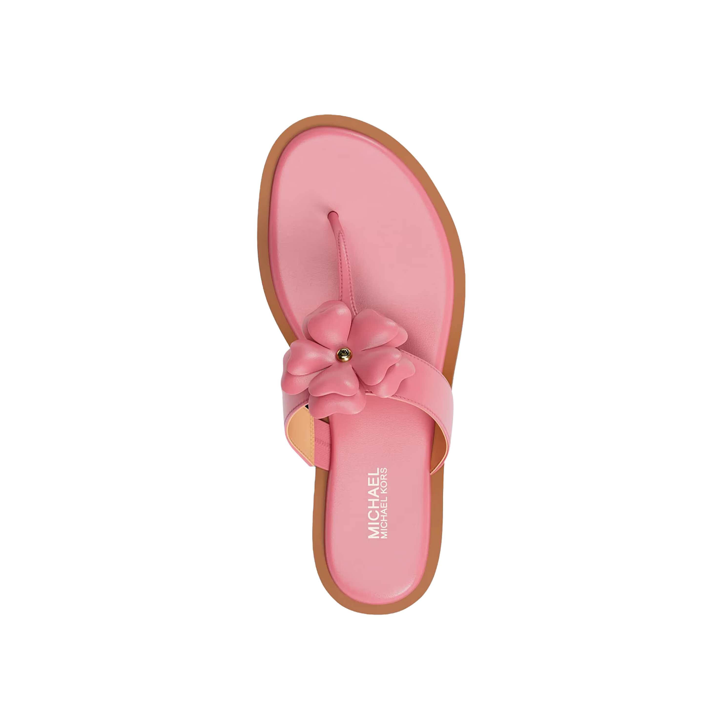 Michael Kors Women Callie Embellished Thong Sandal - Carnation