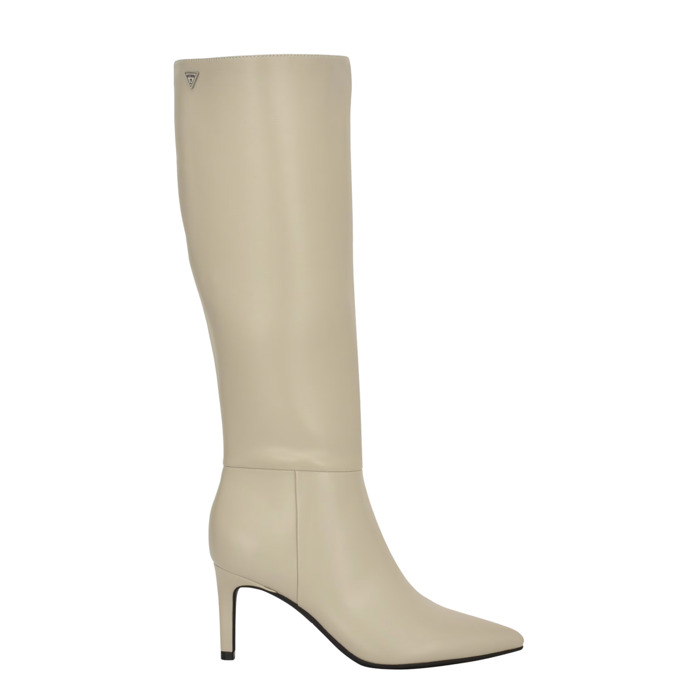 Guess Women Anorra Croc-Embossed Tall Boots - Beige