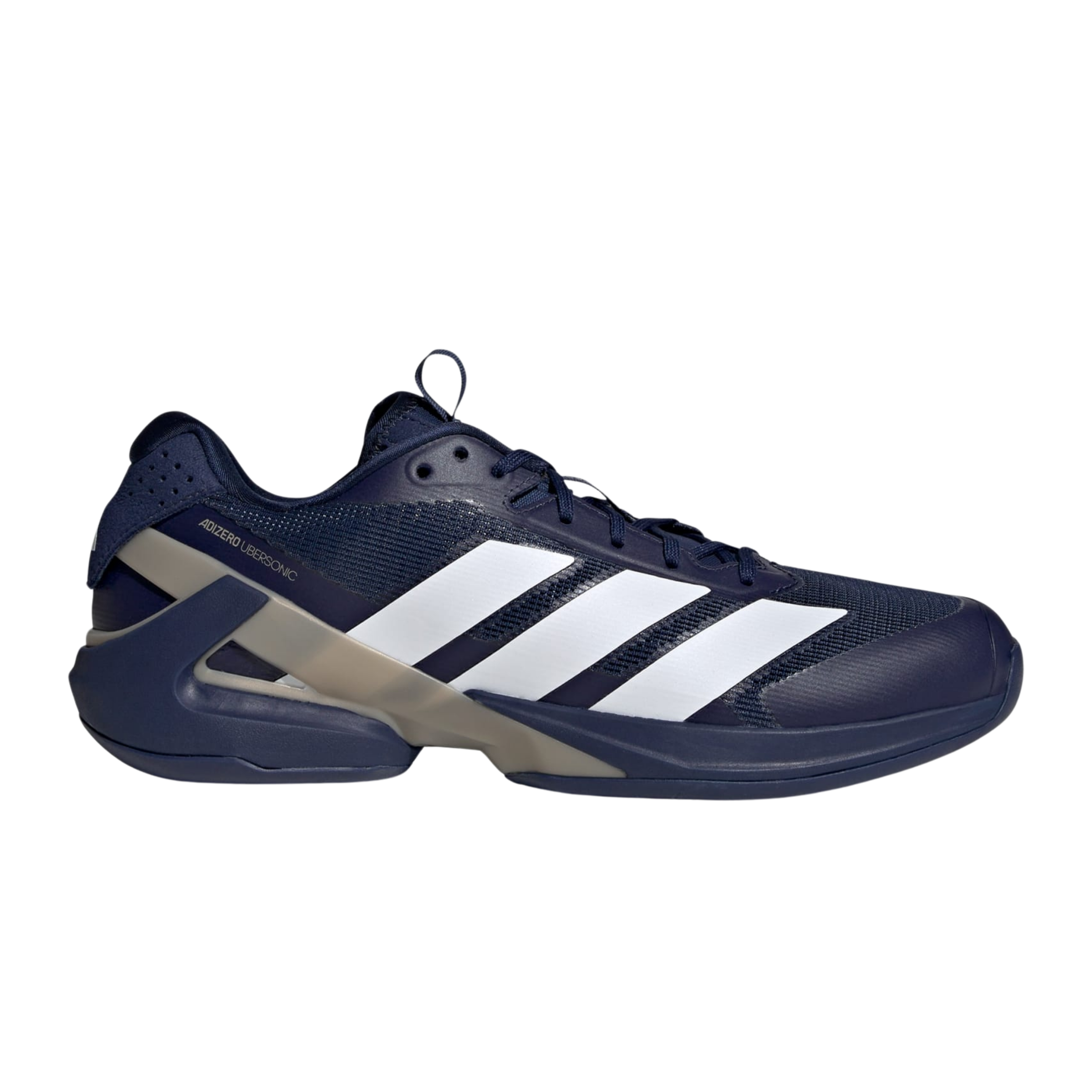 Adidas Men Adizero Ubersonic 5 Tennis - Dark Blue Cloud White Cyber Metallic