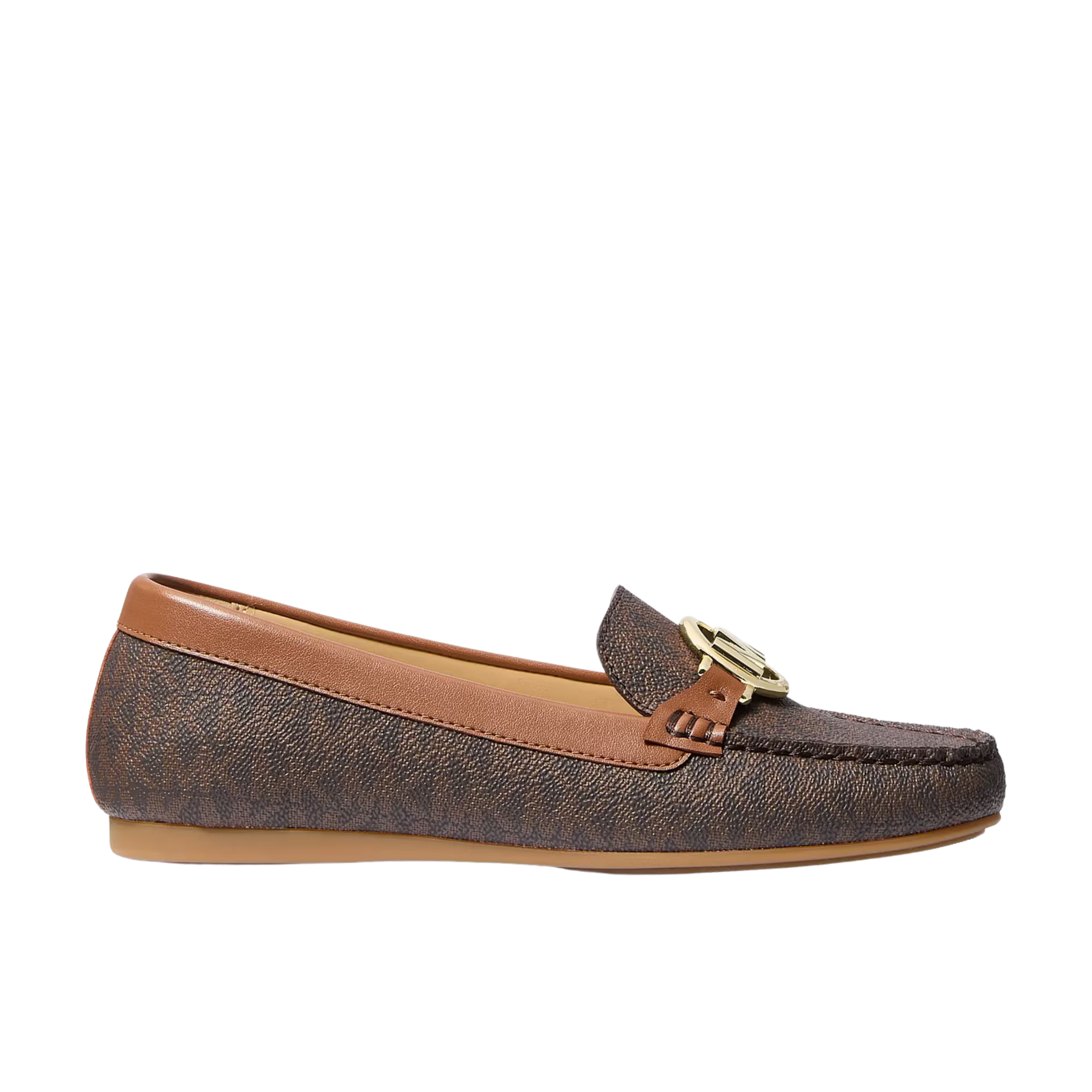 Michael Kors Women Fulton Signature Logo Moccasin - Brown