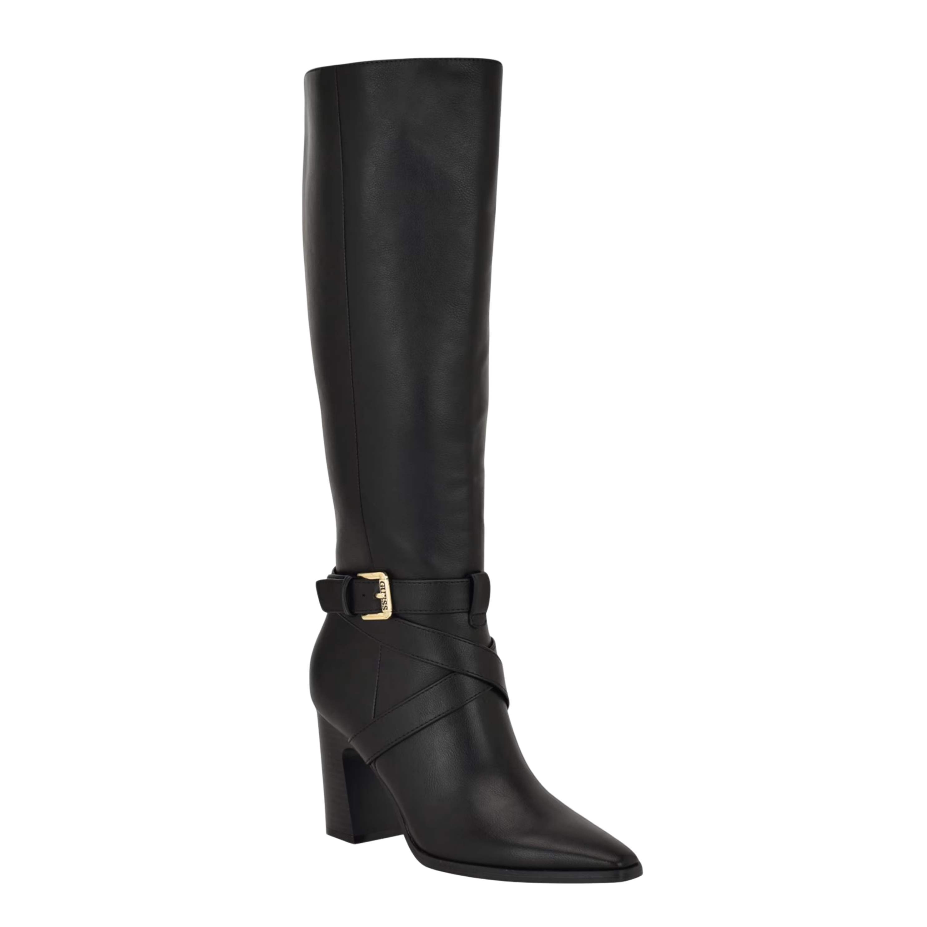 Guess Women Wilderr Heeled Riding Boots - Black