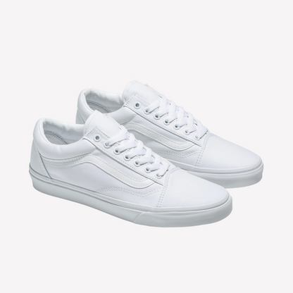 Vans Women Old Skool Shoe - True White