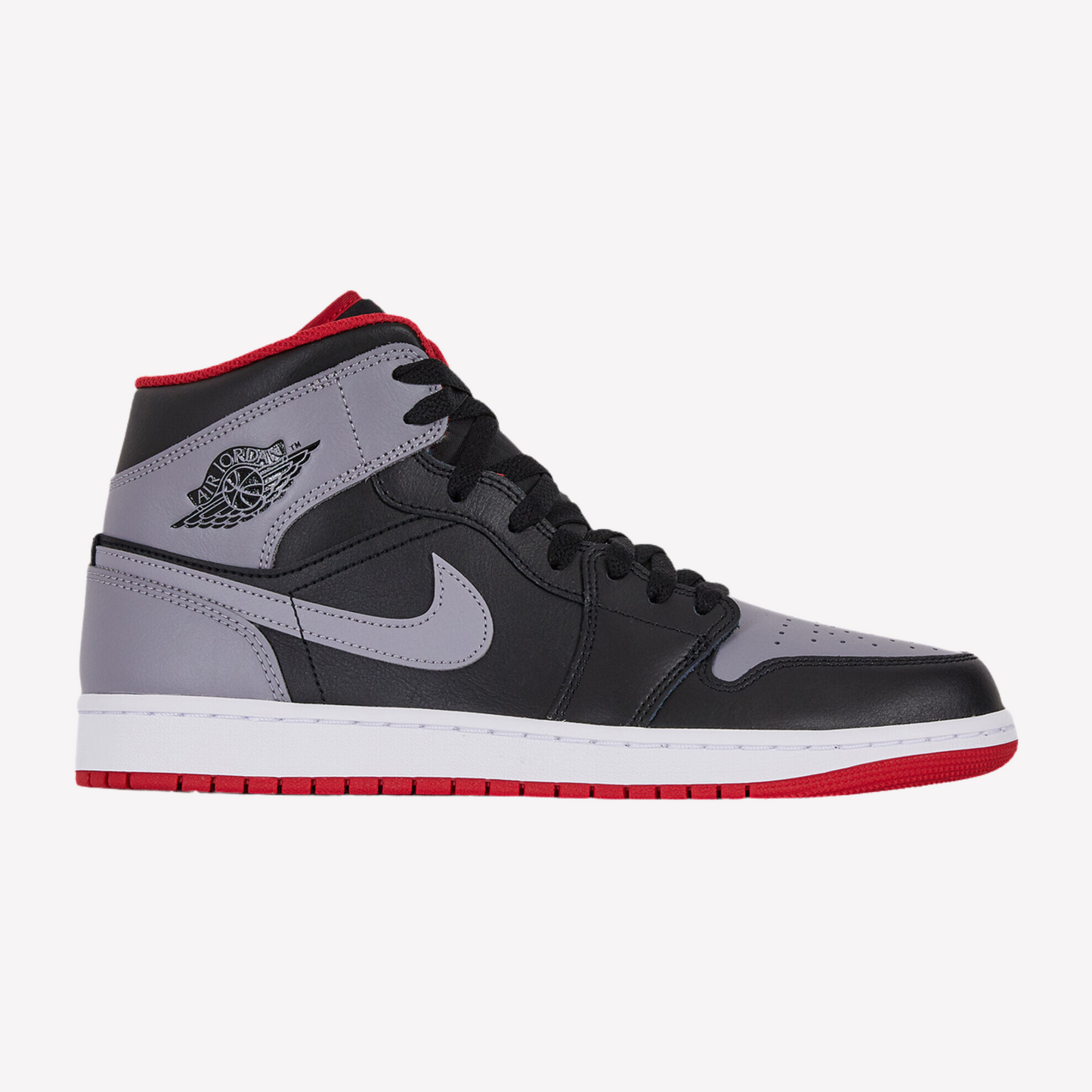 Nike Men's Air Jordan Retro 1 Mid - Black Cement