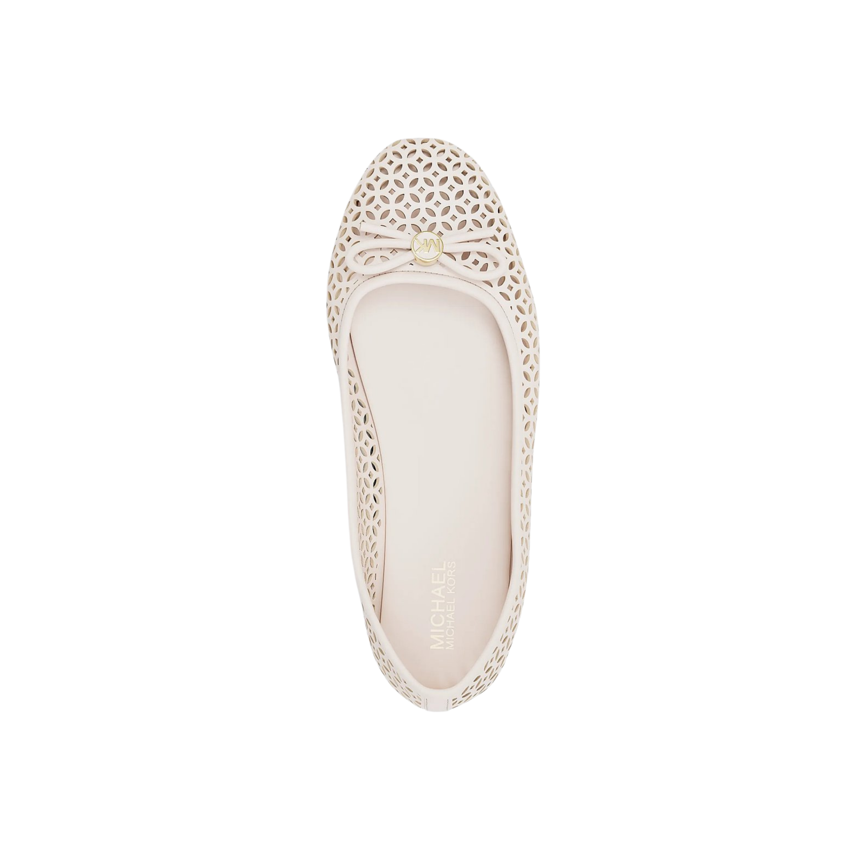 Michael Kors Women Savannah Perforated Ballet Flat - LT Cream