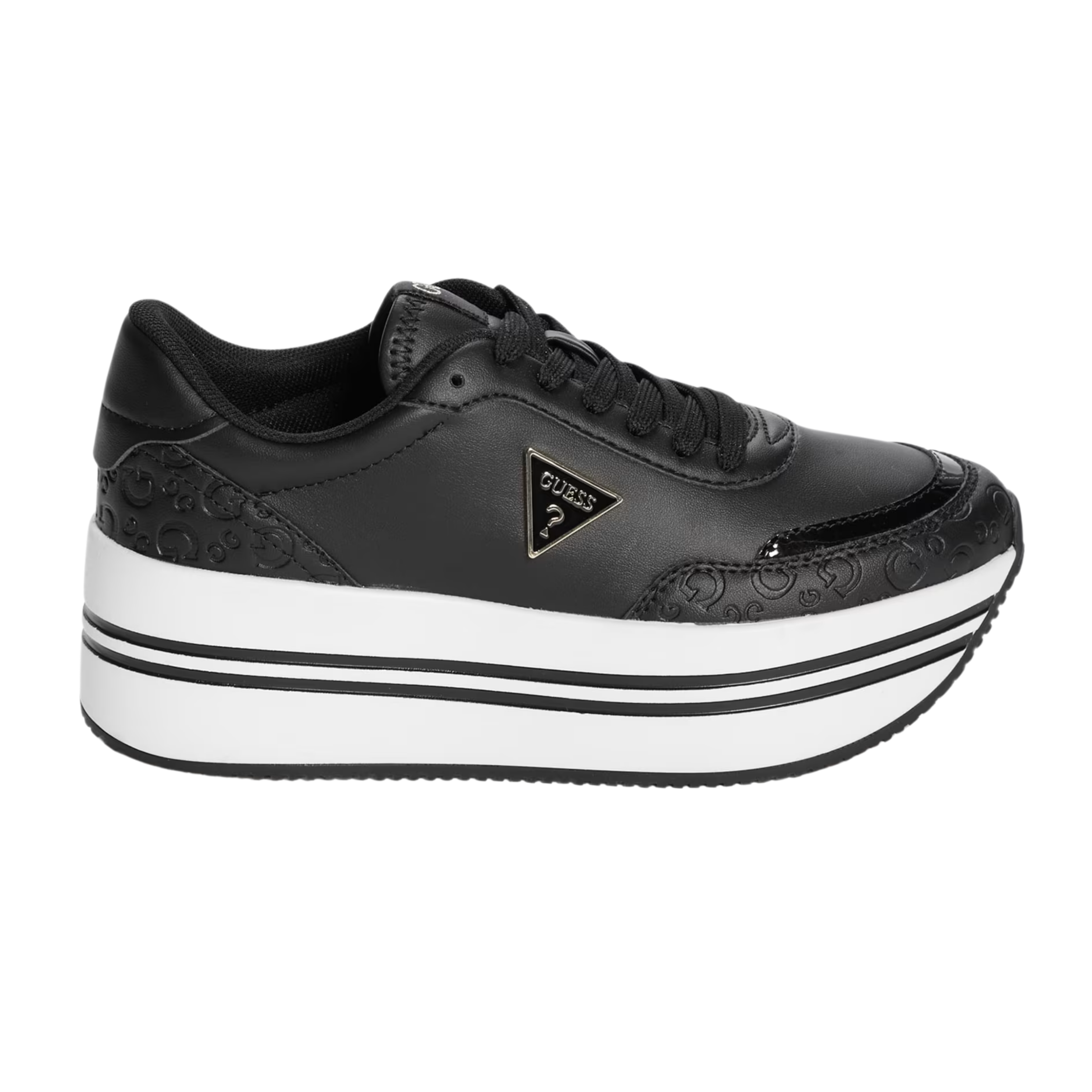 Guess Women Carsons Chunky Platform - Black