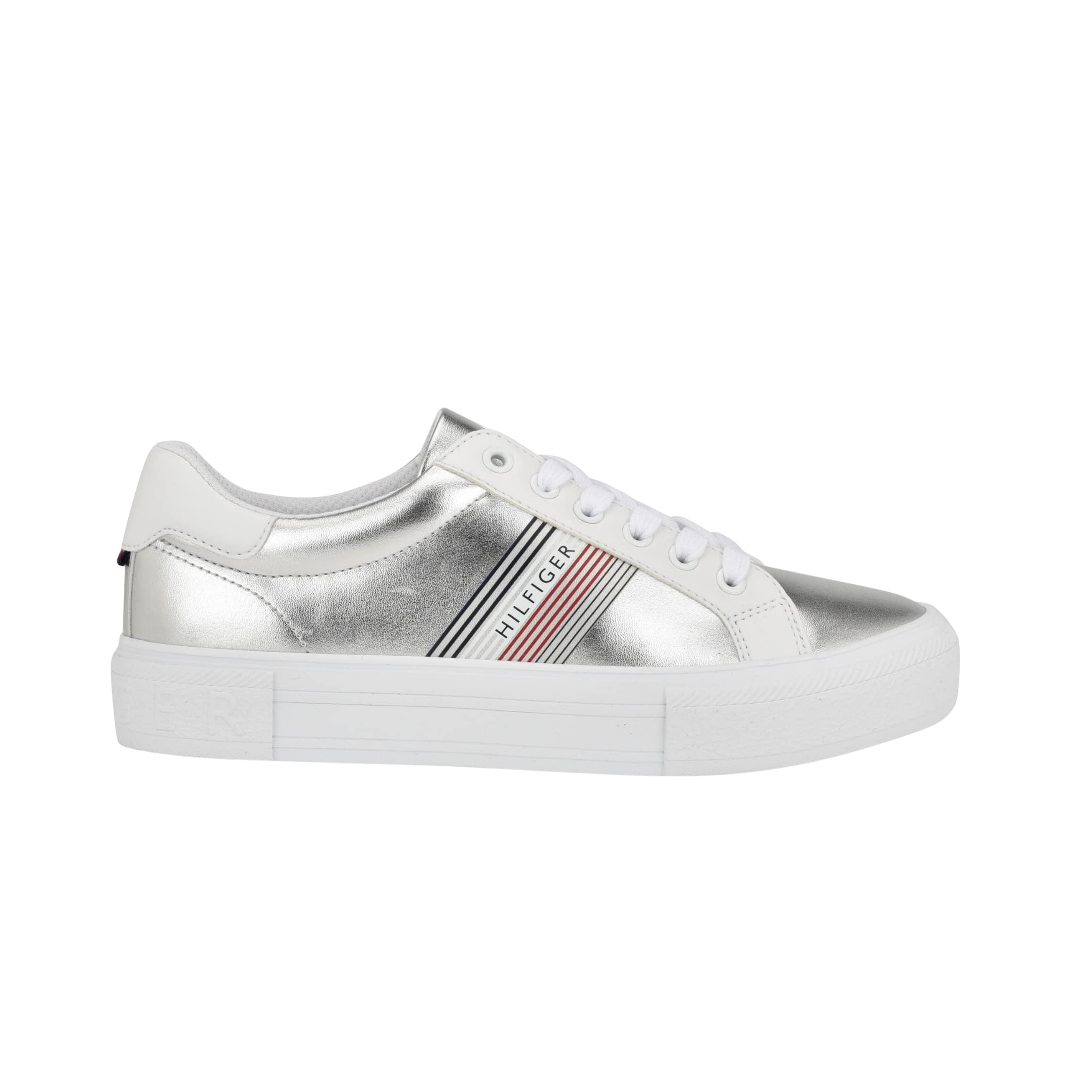 Tommy Hilfiger Women Andrei - Silver Stripes Multi