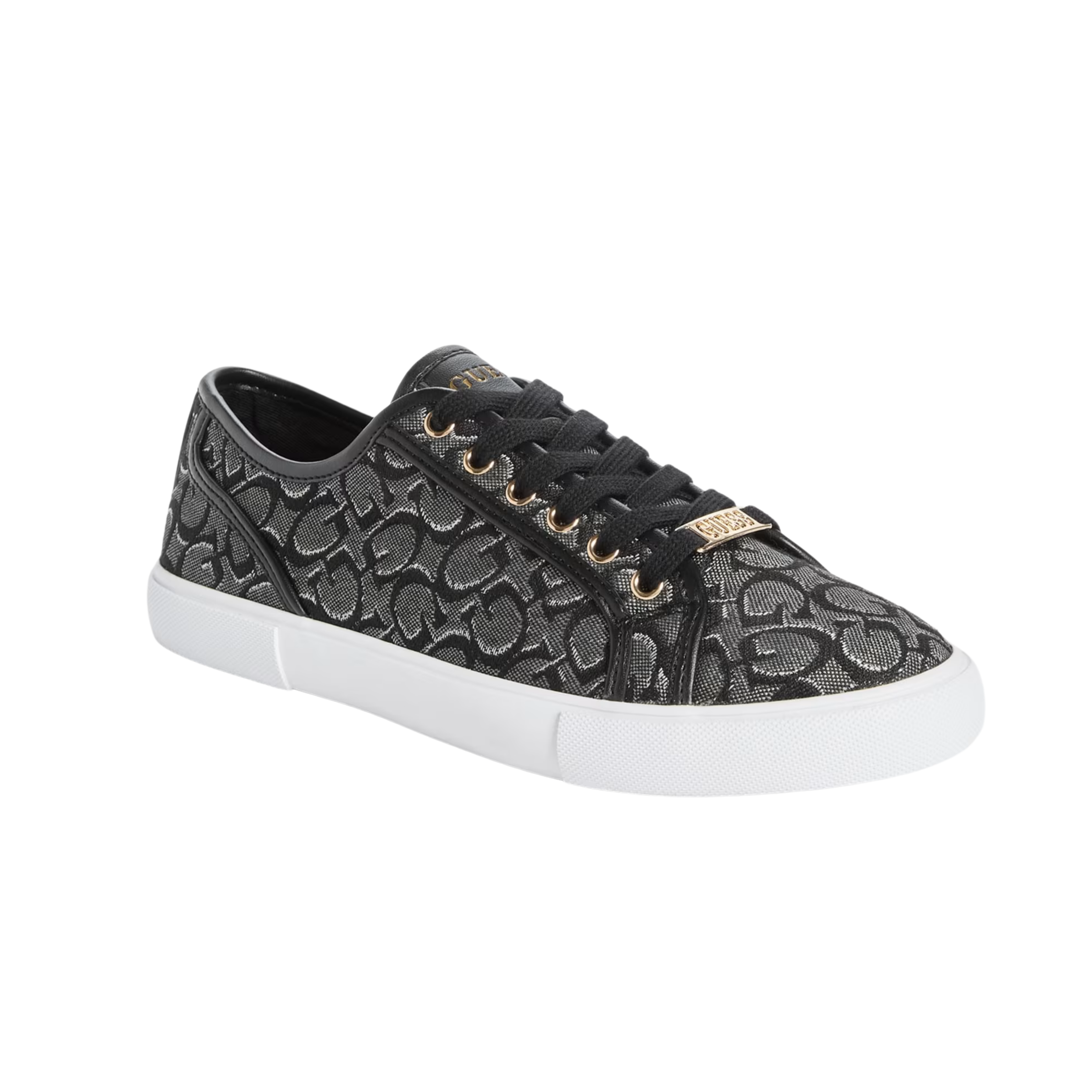 Guess Women Melya Logo Low-Top - Black
