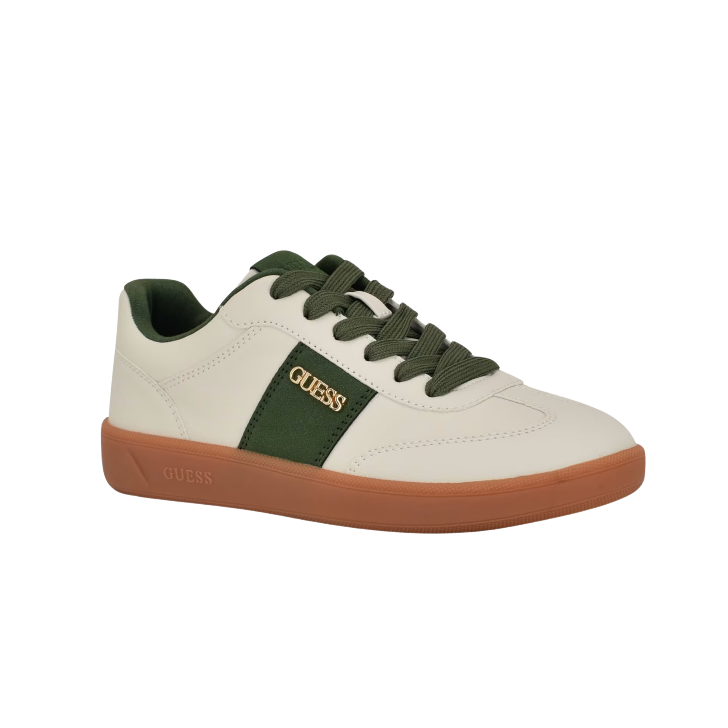 Guess Women Pelara Striped Low-Top - Green