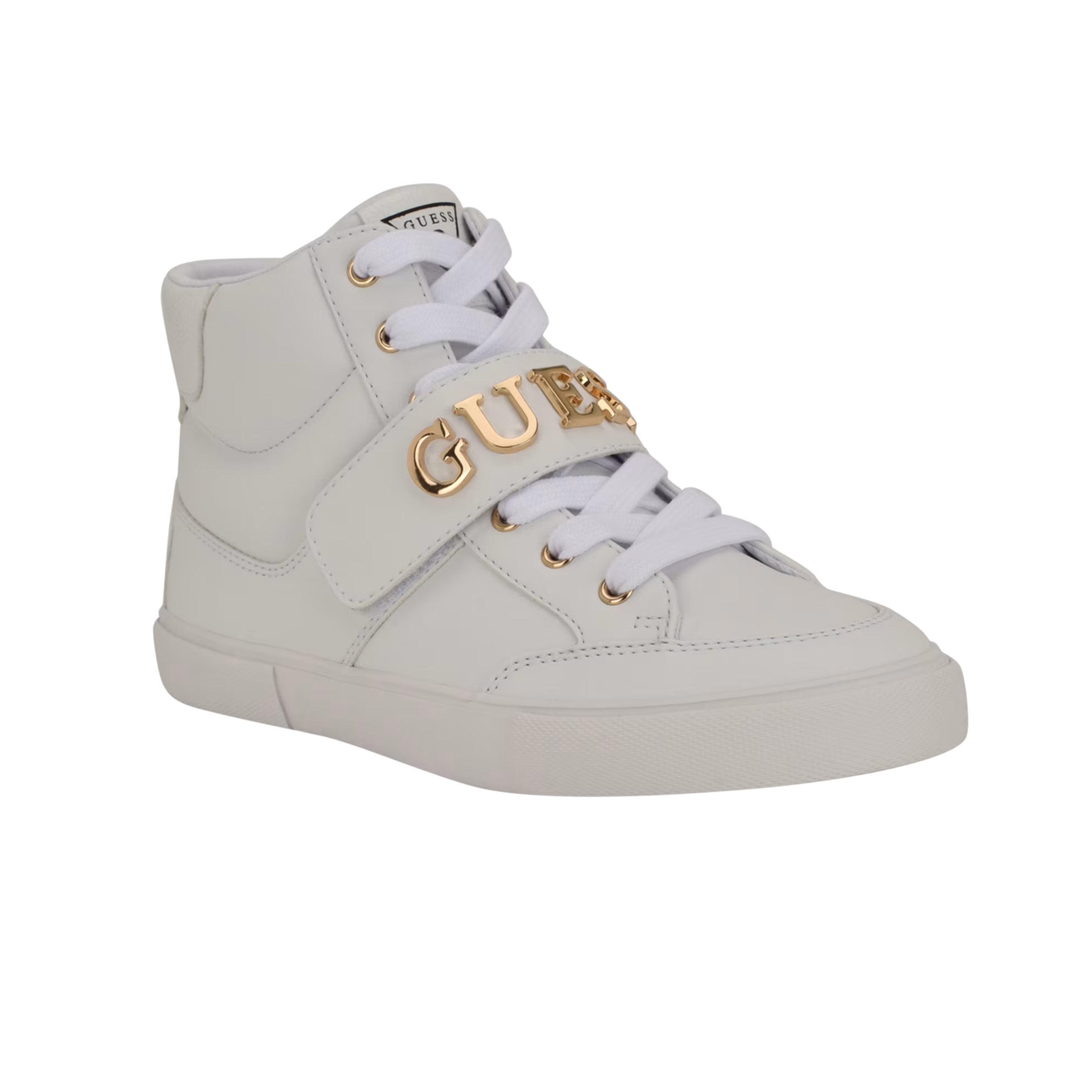 Guess Women Mizzly Logo High-Top - White