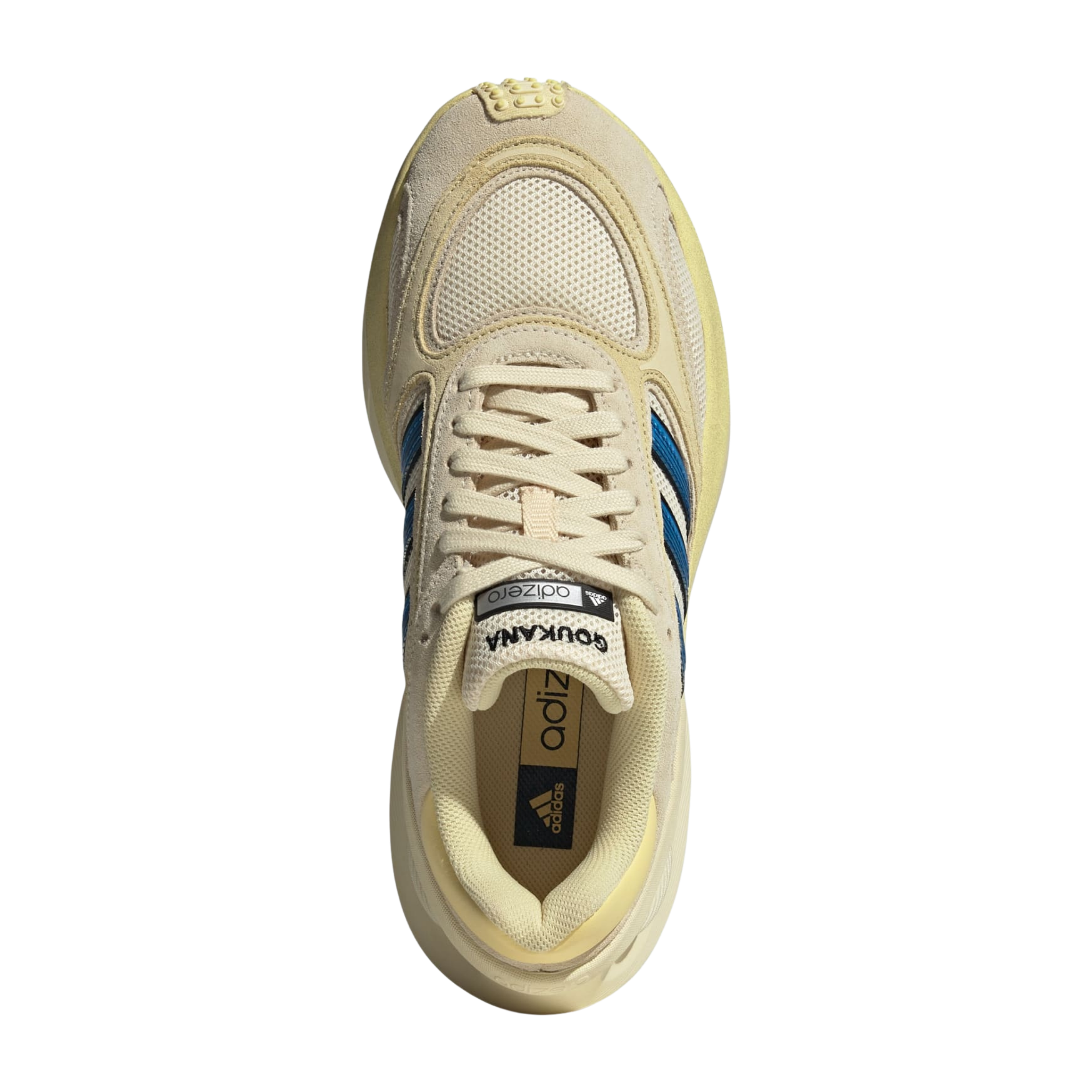 Adidas Women Adizero Goukana - Warm Vanilla Blue Bird Almost Yellow