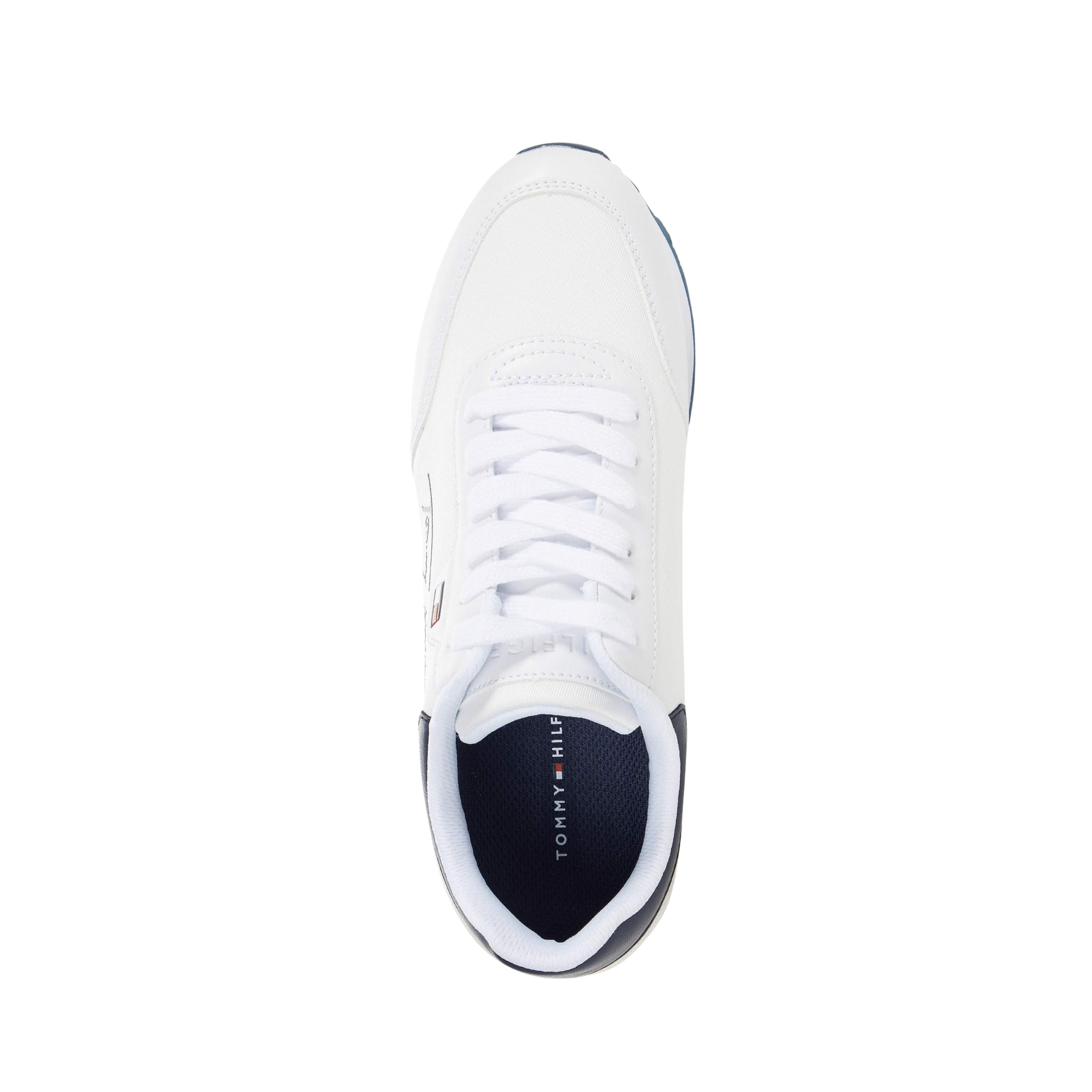 Tommy Hilfiger Women Laces - White Navy Blue