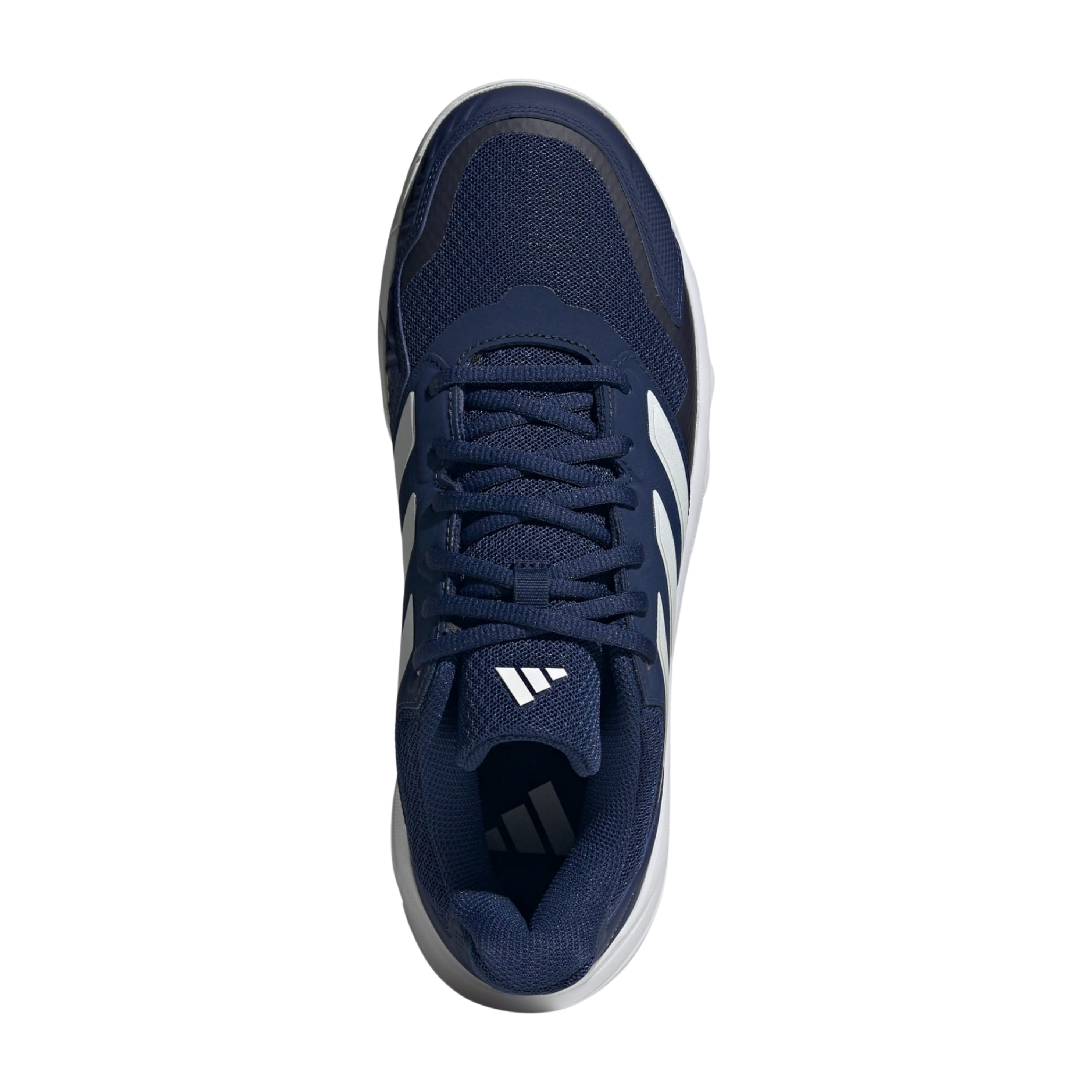 Adidas Men CourtJam Control 3 Tennis - Dark Blue Zero Metalic Cloud White