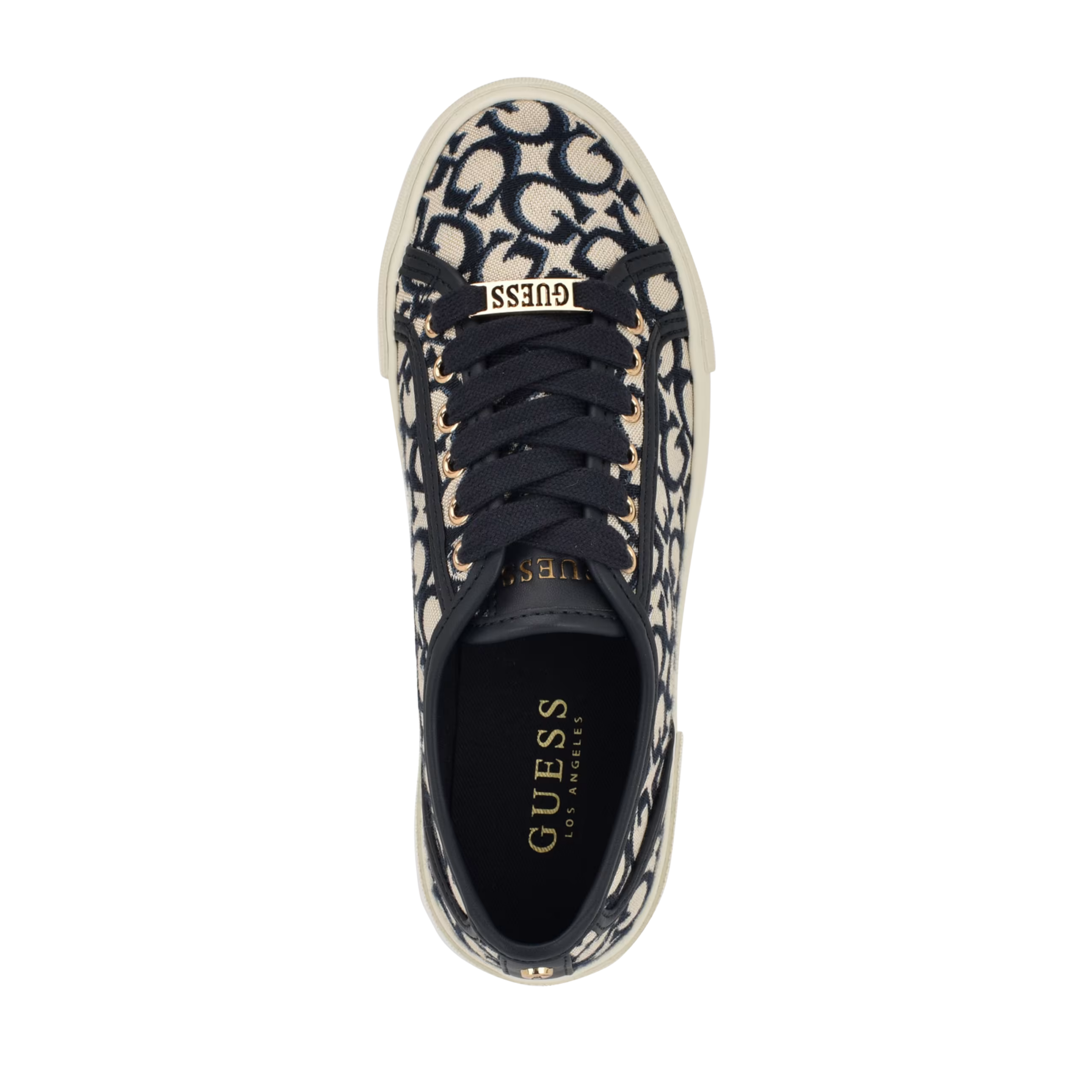 Guess Women Melya Logo Low-Top - Blue