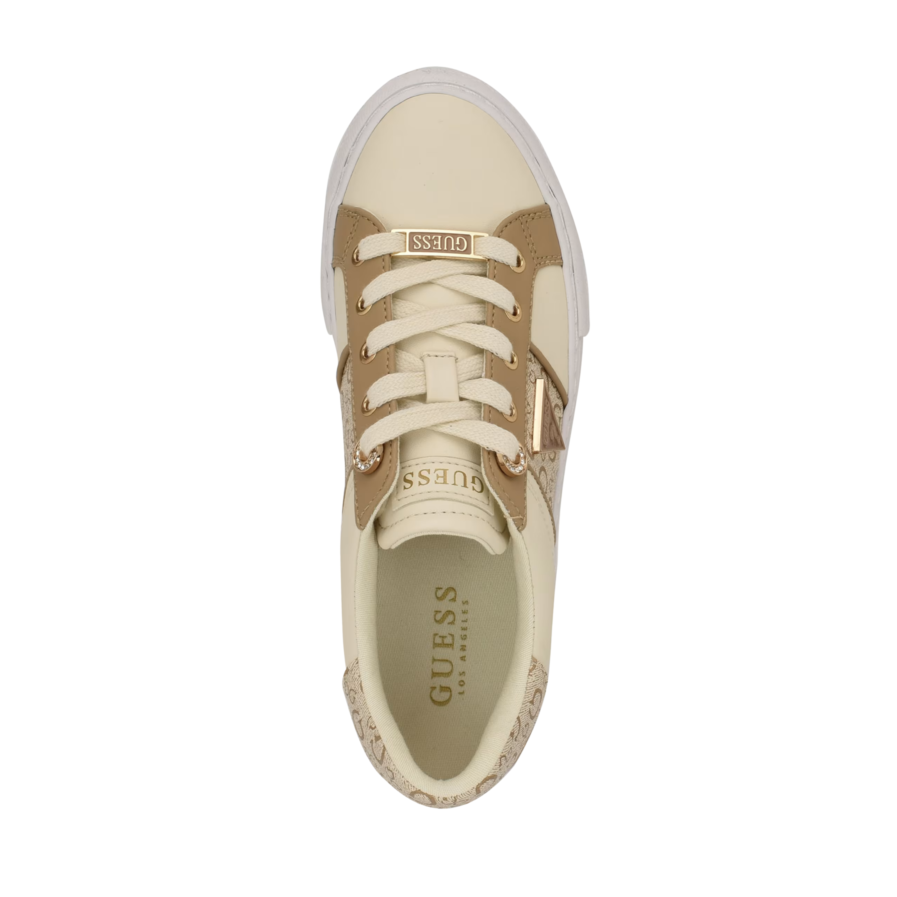 Guess Women Lizanne Low-Top - Beige