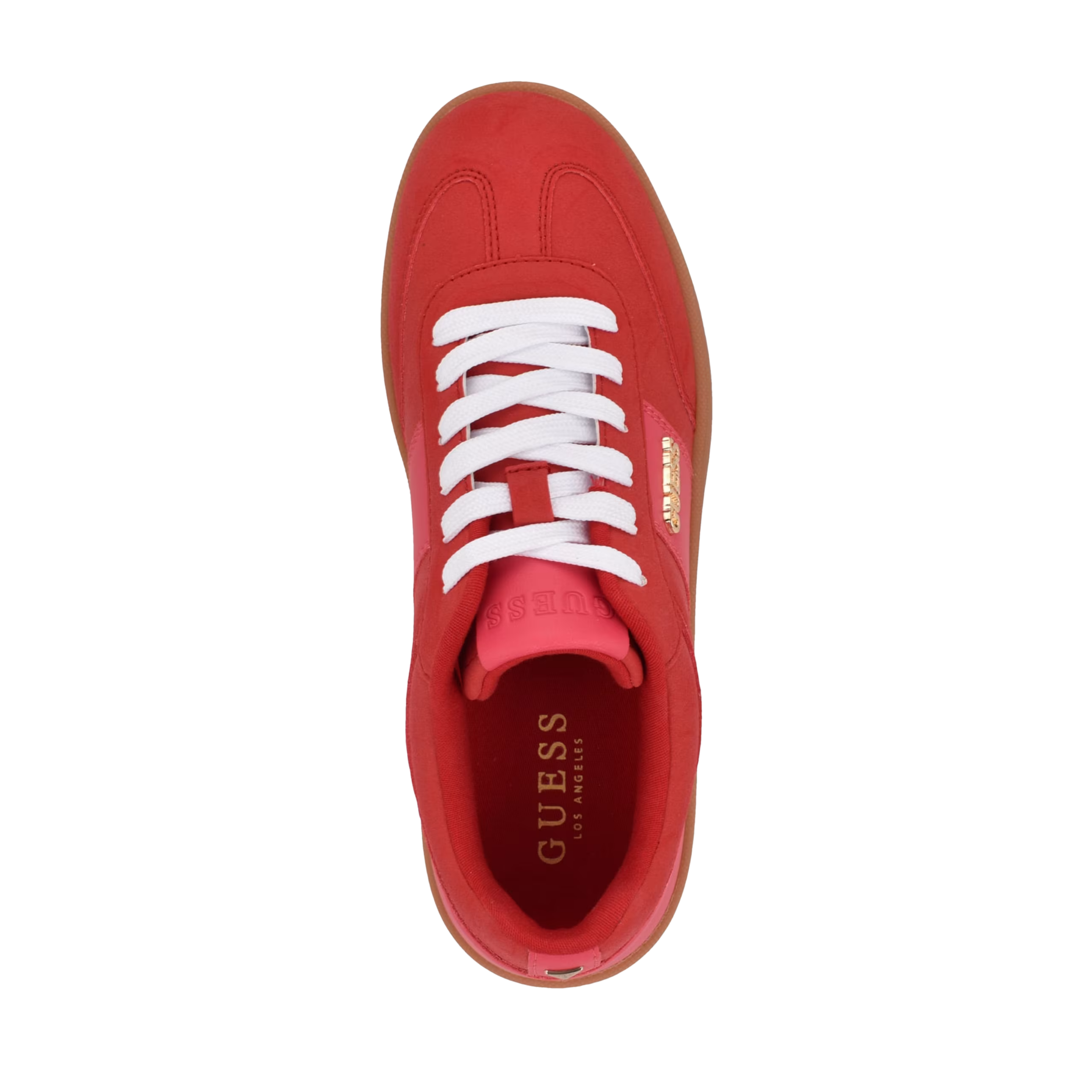Guess Women Pelara Striped Low-Top - Red