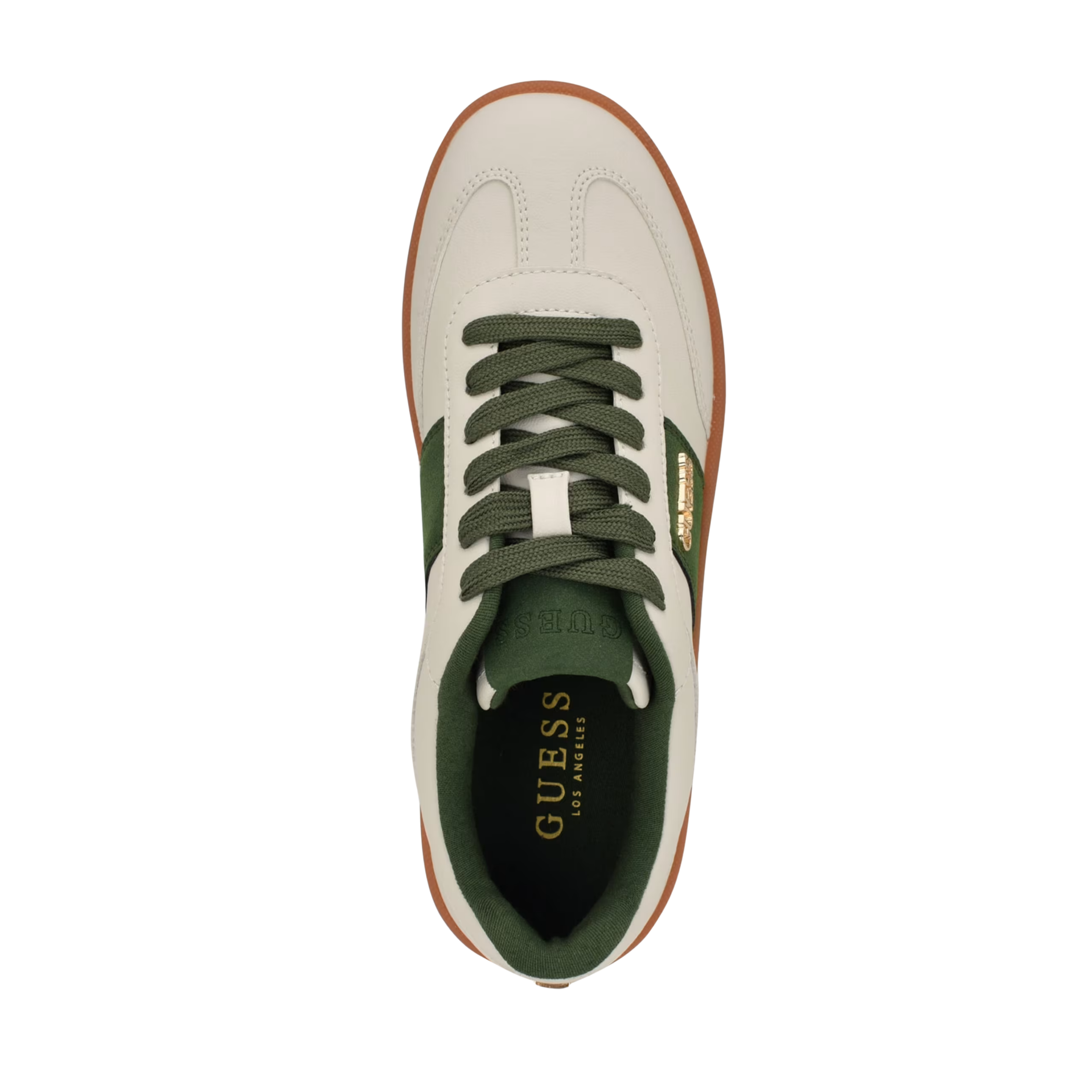 Guess Women Pelara Striped Low-Top - Green