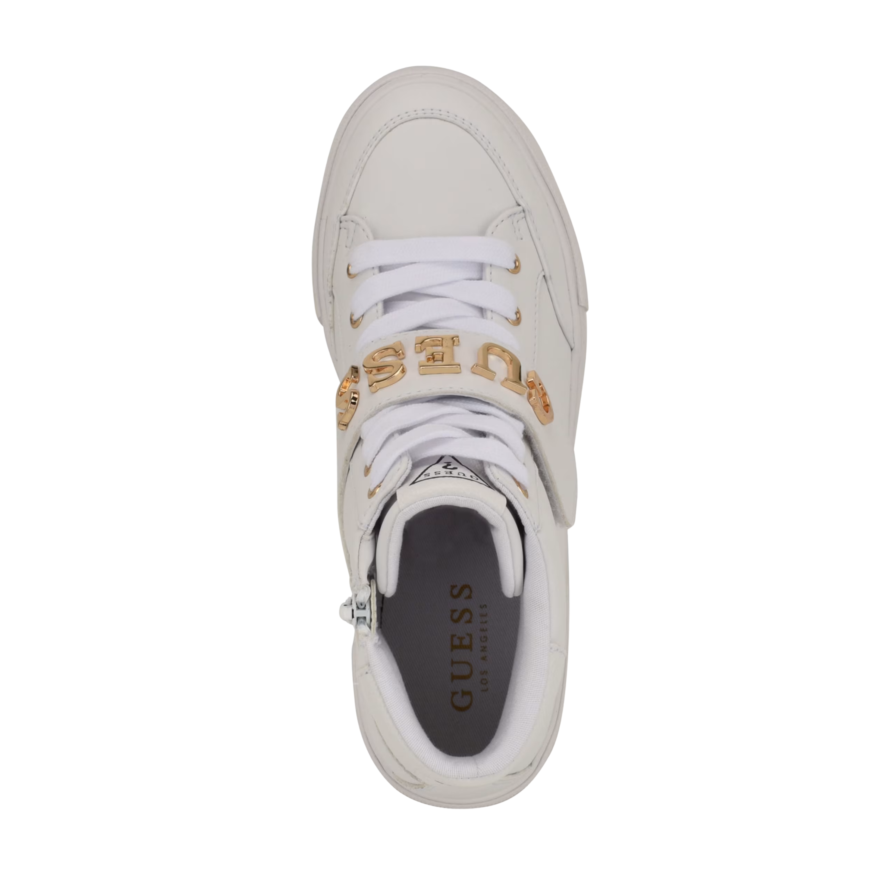 Guess Women Mizzly Logo High-Top - White