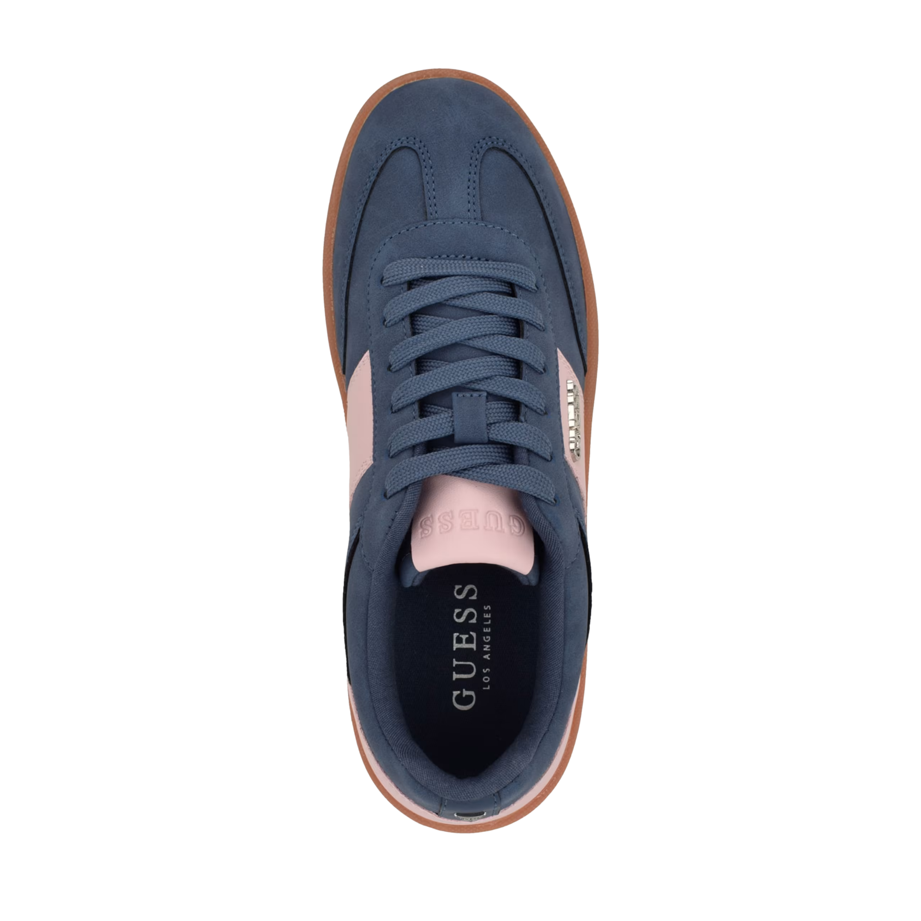 Guess Women Pelara Striped Low-Top - Blue