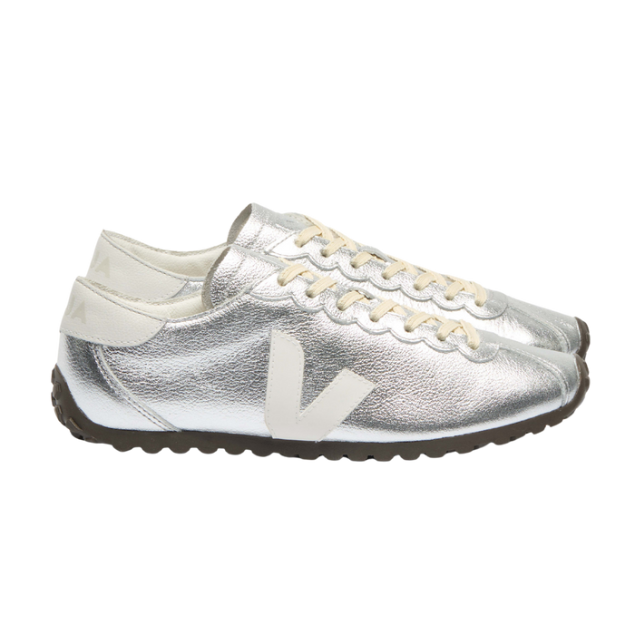 Veja Women Cateyes - Leather Silver White