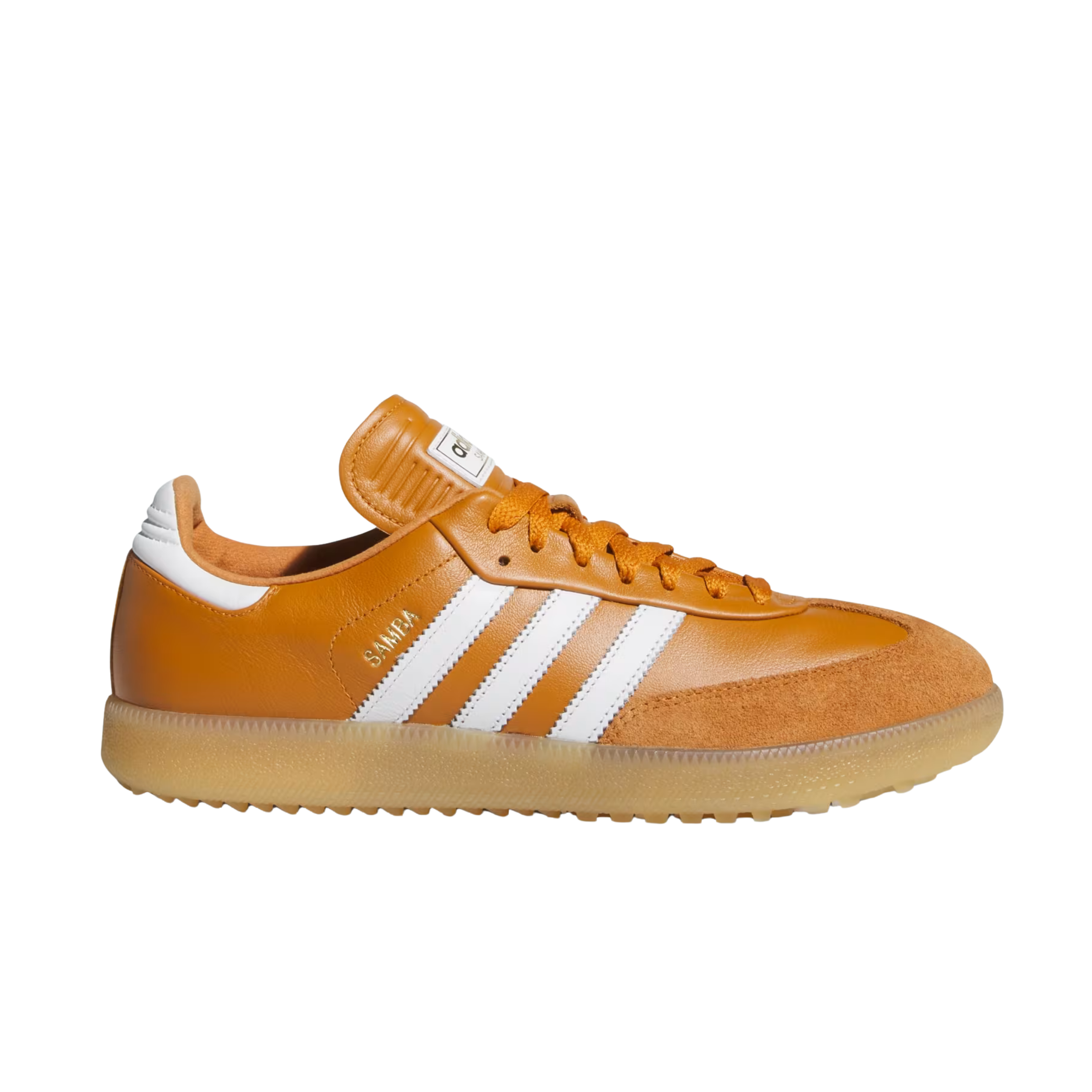 Adidas Men Samba Spikeless Golf - Rustic Orange Cloud White