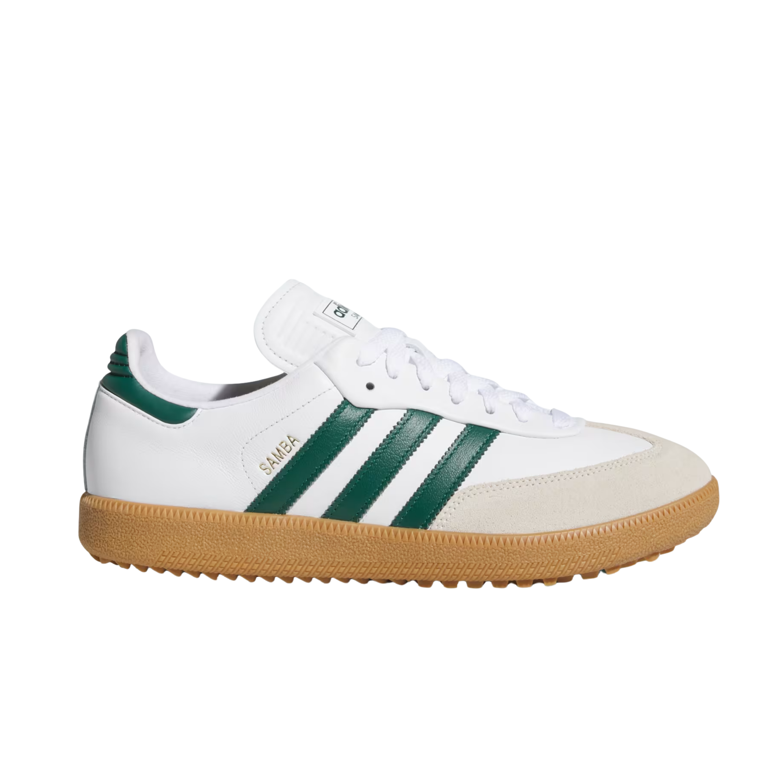 Adidas Men Samba Spikeless Golf - Cloud White Collegiate Green