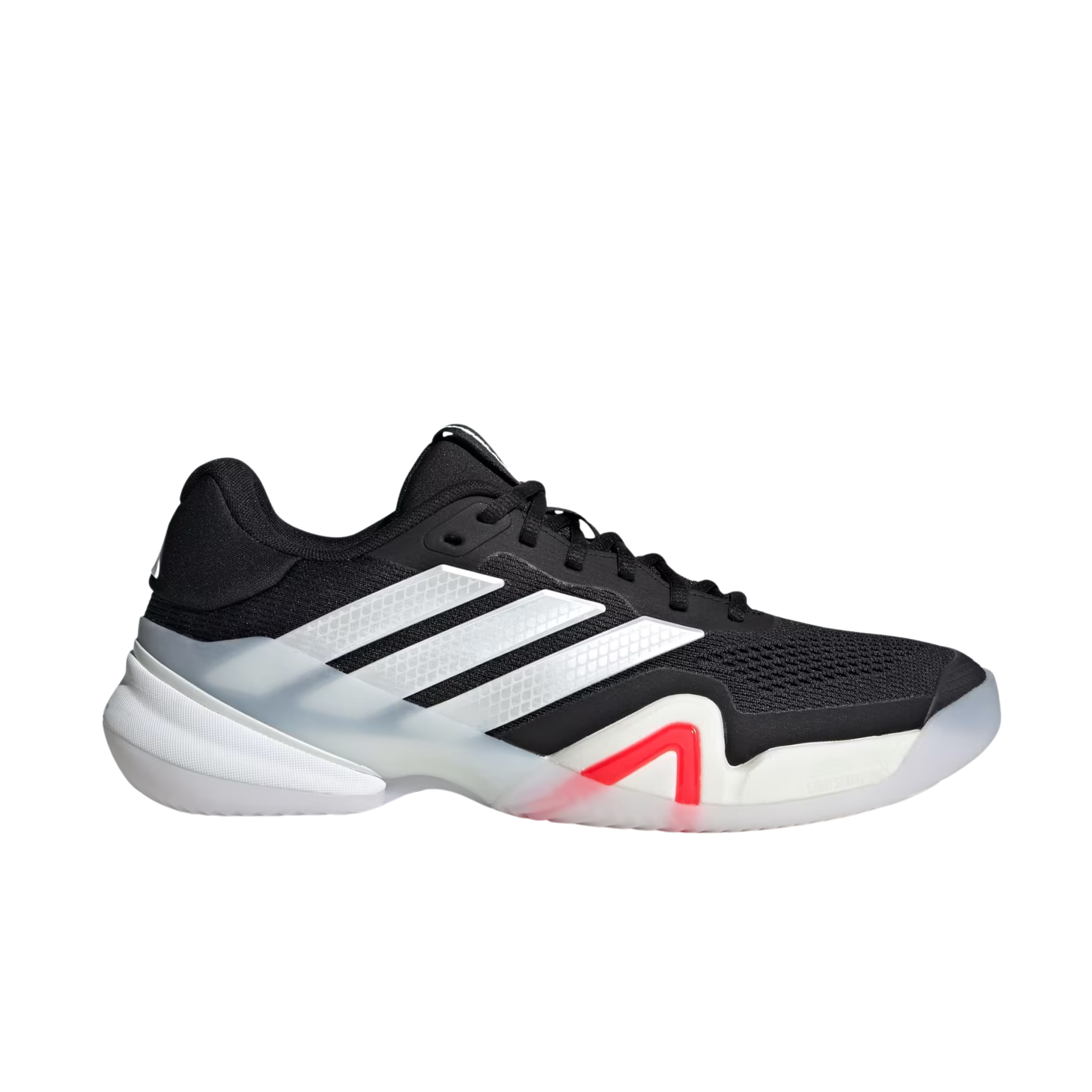 Adidas Men Barricade 14 Clay Tennis - Core Black Lucid Red