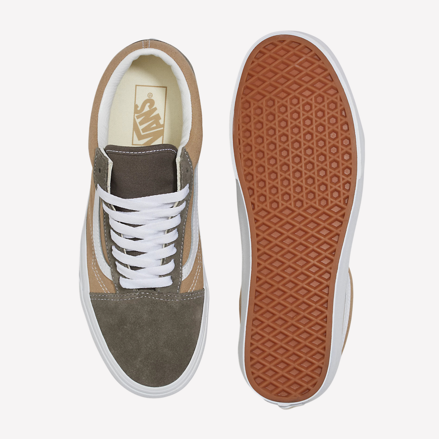 Vans Men's Old Skool Shoe - Block Brown