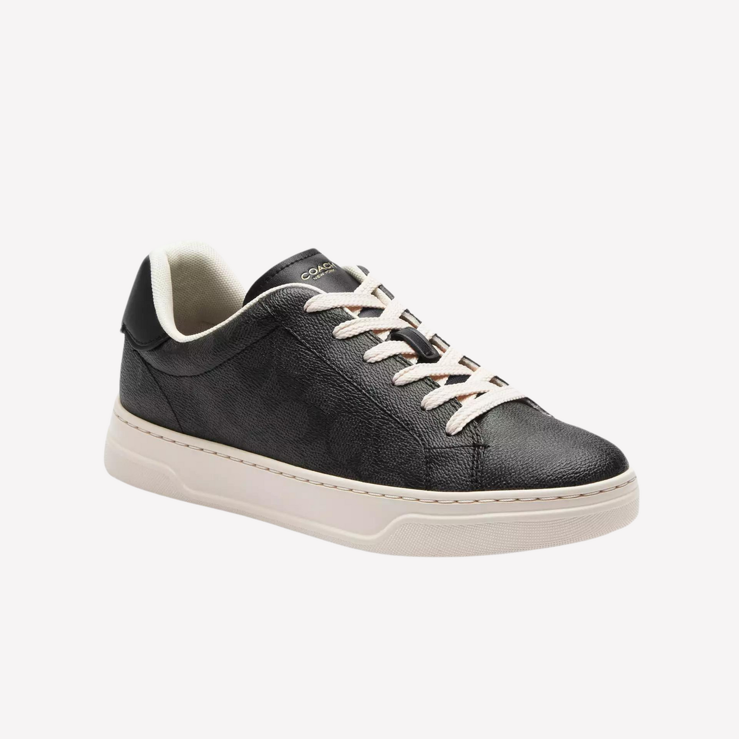 COACH Women's High Line Sneaker - Charcoal Black