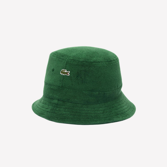 Lacoste Unisex Terry Bucket Hat - Green