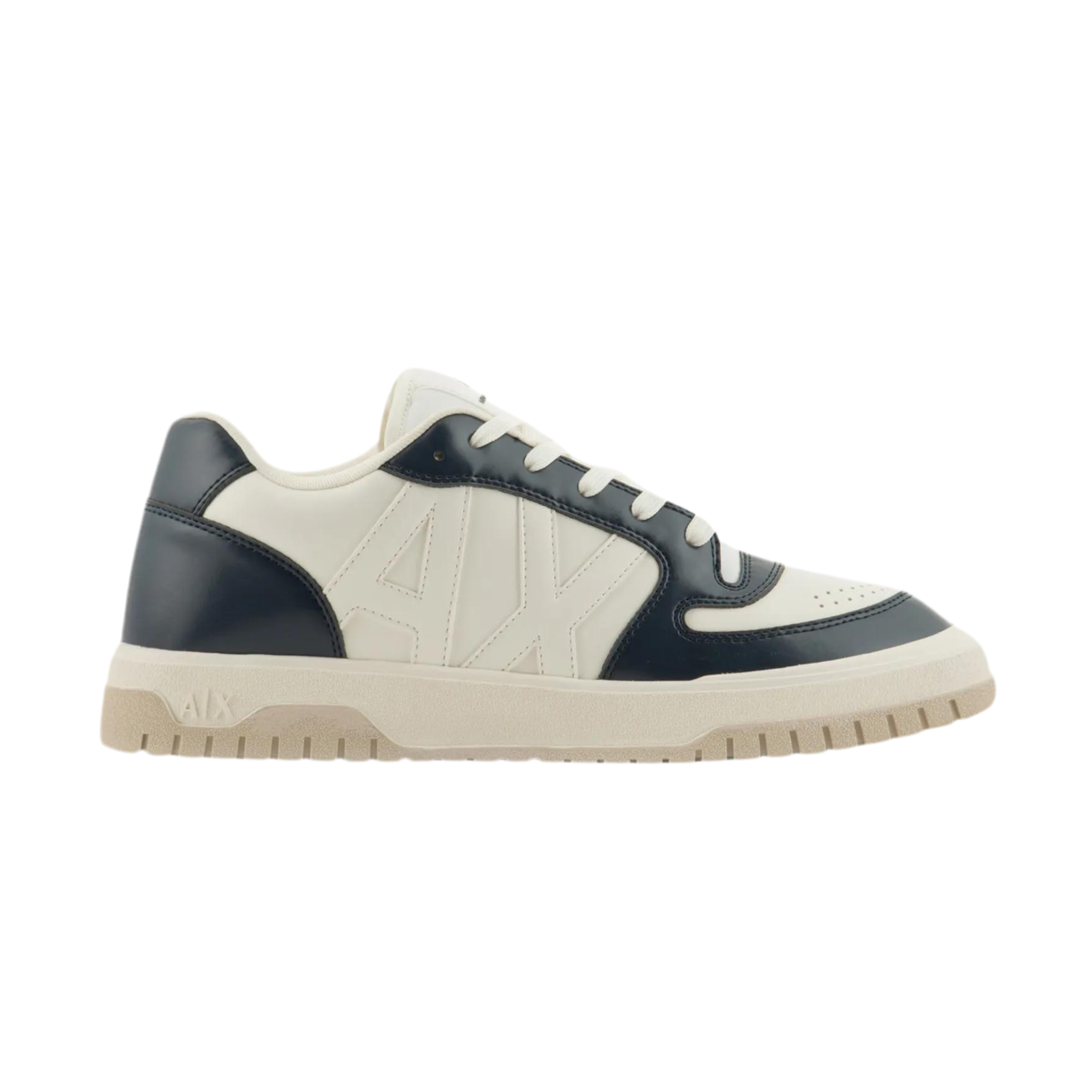 Armani Exchange Men's Eco Leather Sneaker - Navy blue