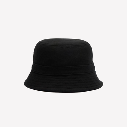 Lacoste Unisex Organic Cotton Bucket Hat - Black