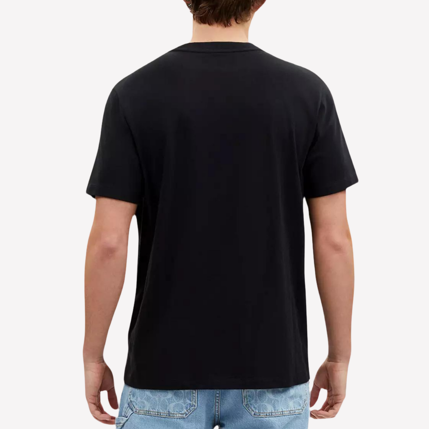 COACH Men Signature Square T Shirt In Organic Cotton - Black