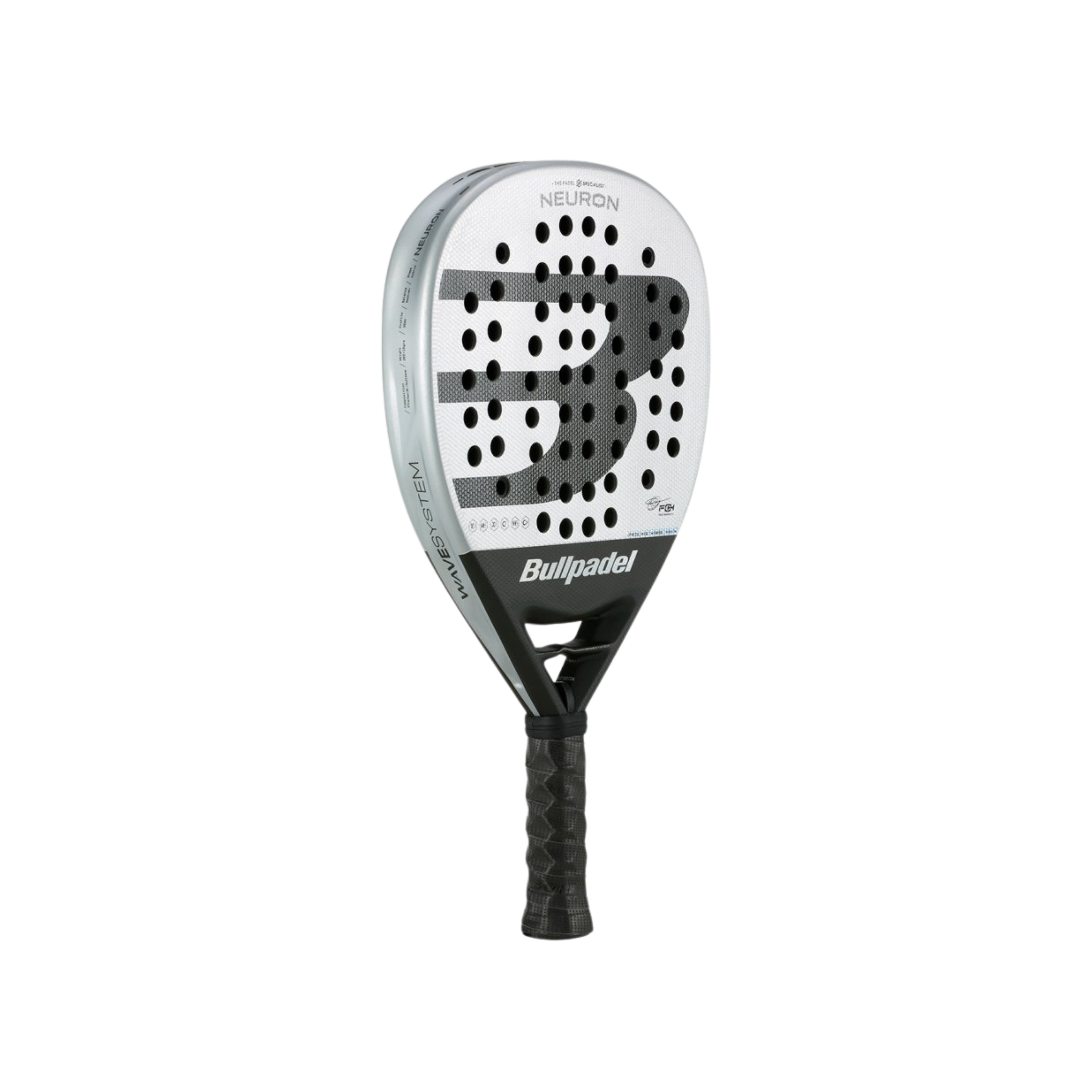 Bullpadel Neuron 2025 Padel Racket - Black White