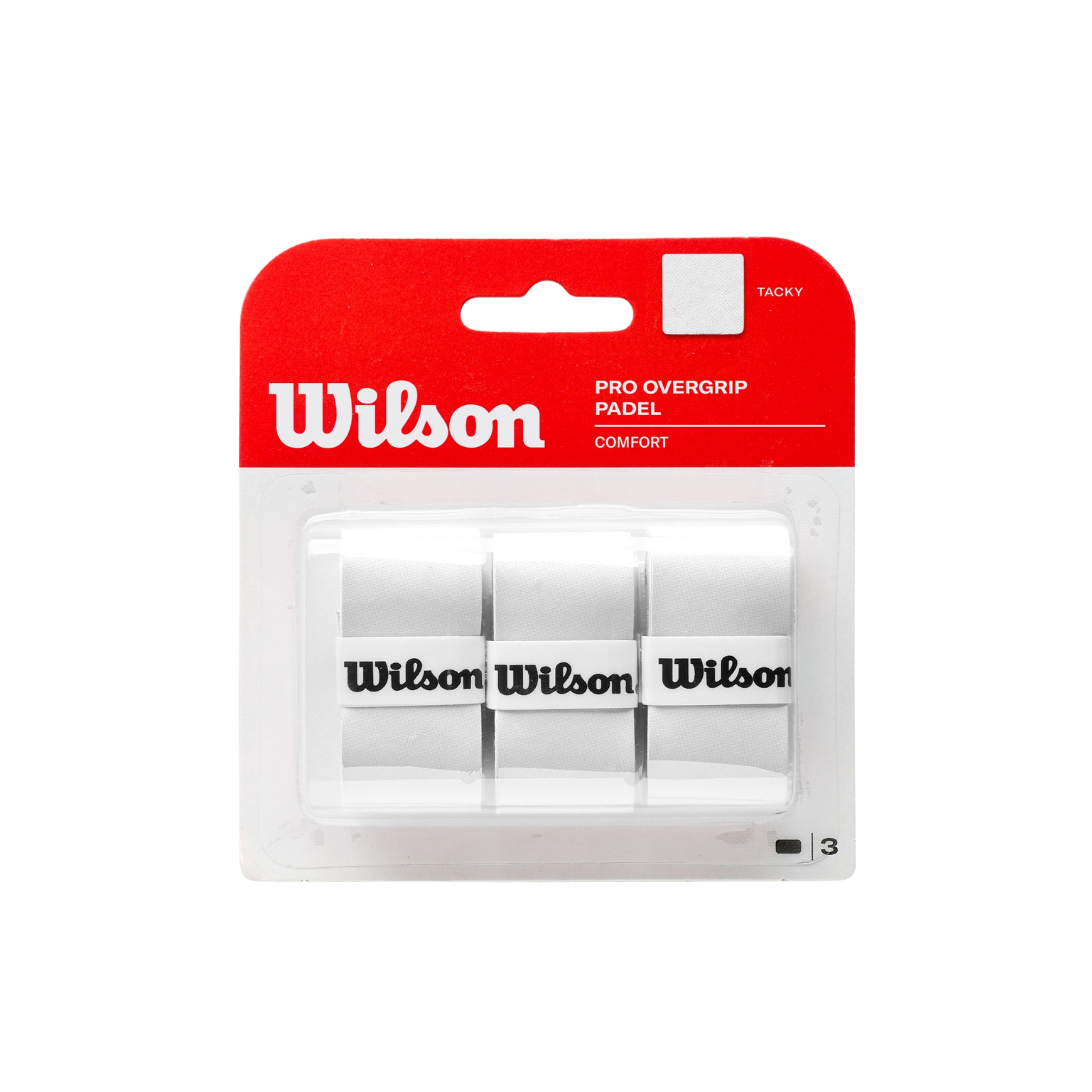 Wilson Pro Padel Overgrip 3 Pack - White