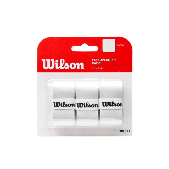 Wilson Pro Padel Overgrip 3 Pack - White