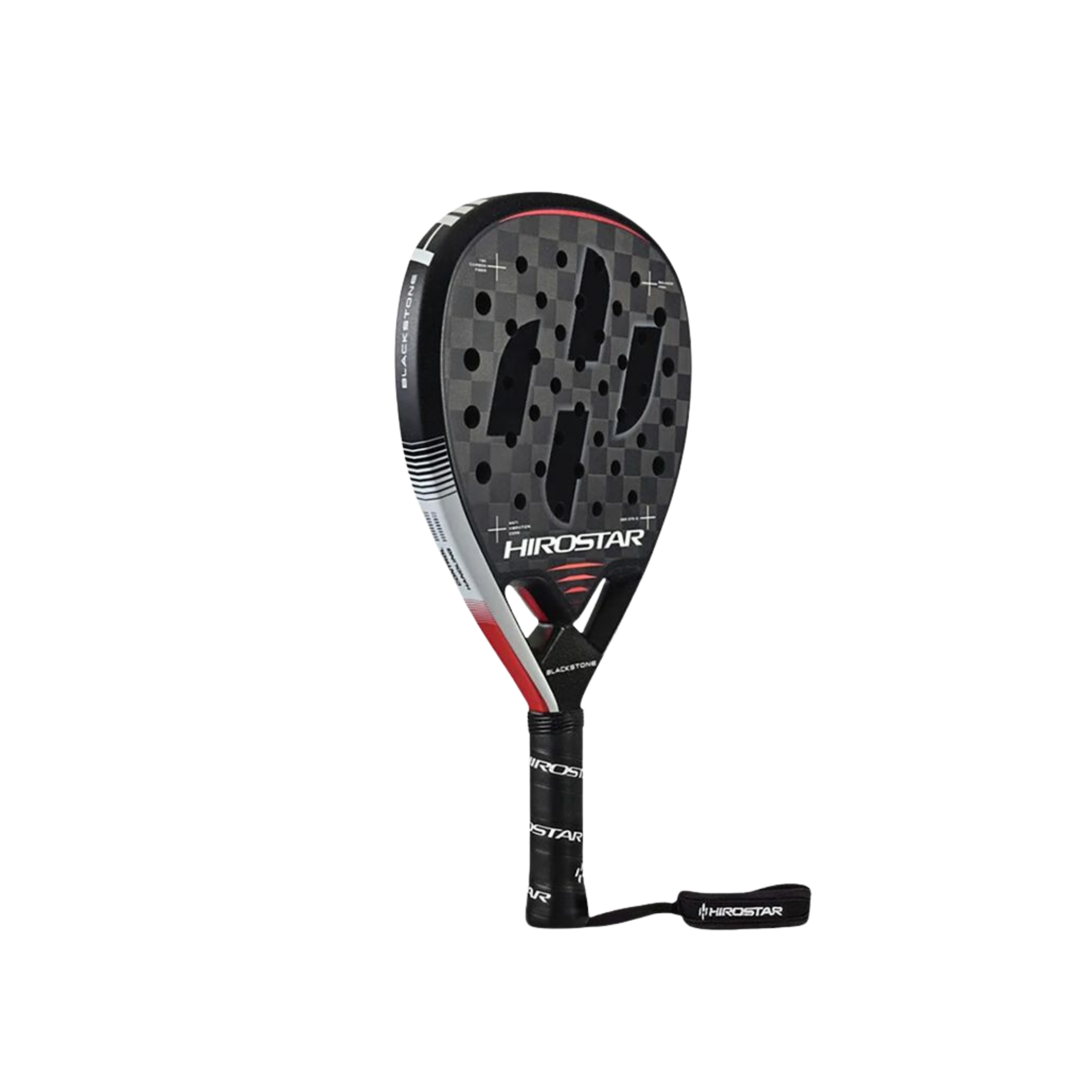 Hirostar Blackstone 2025 Padel Racket - Black