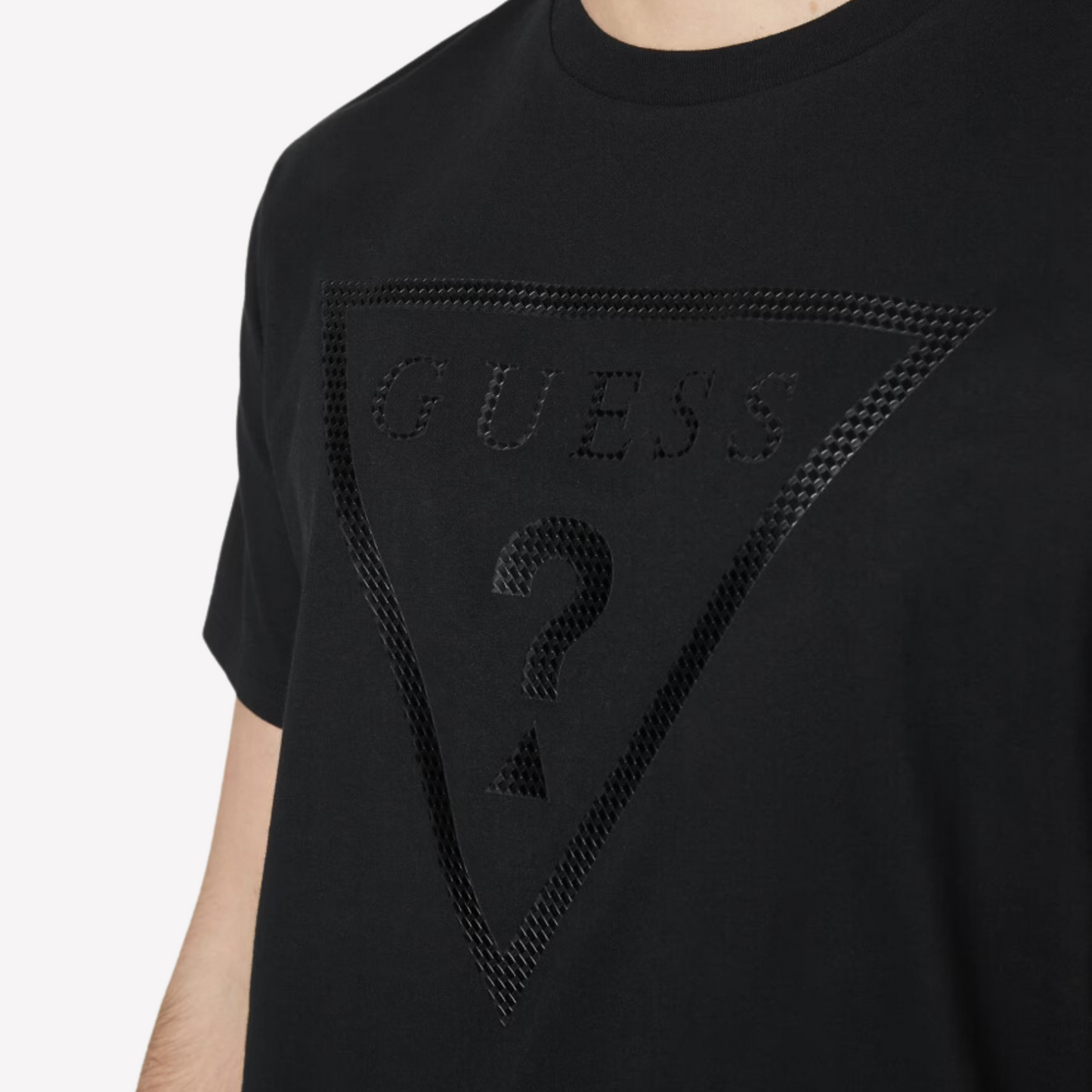 Guess Men Erikk Logo Tee - Black