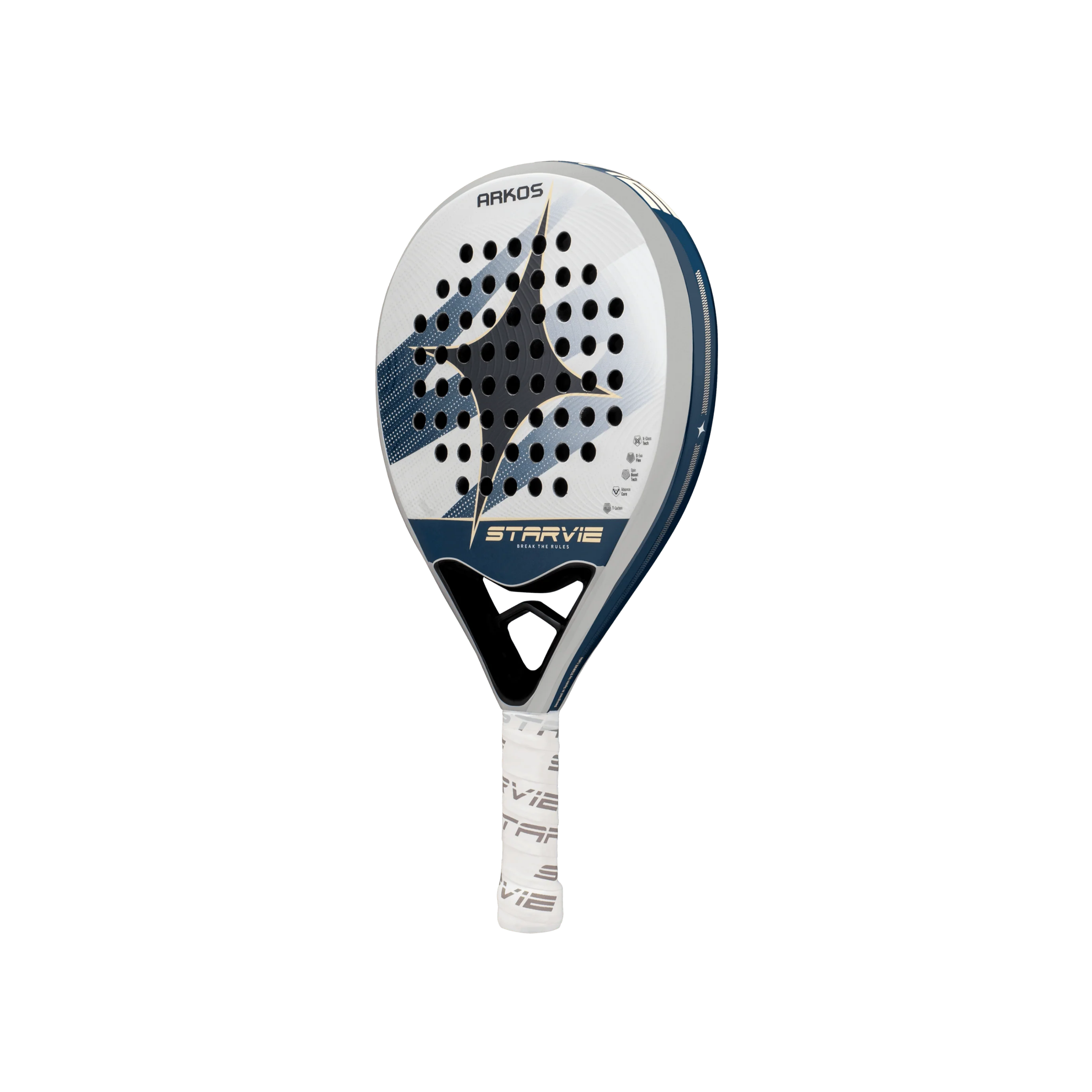 Starvie Arkos 2026 Padel Racket - White