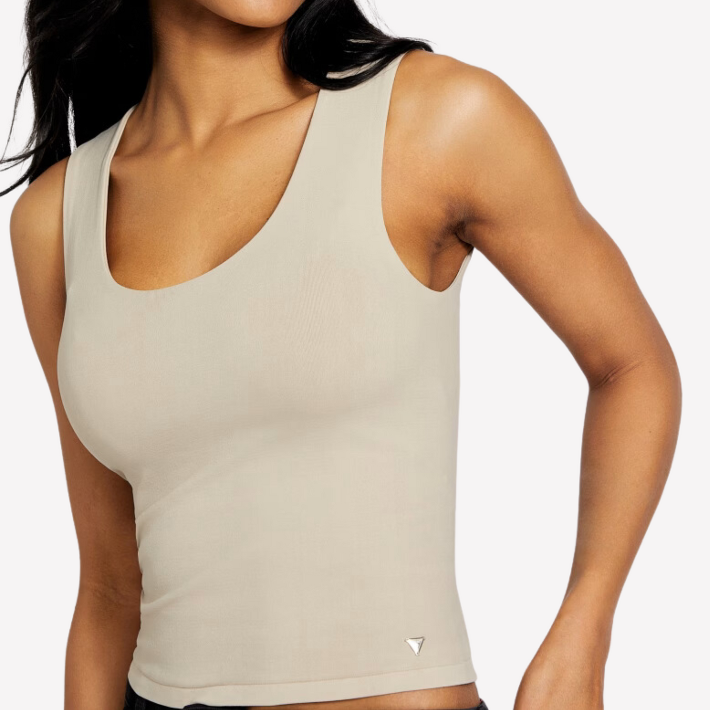 Guess Women Melina Nylon-Blend Tank - Beige