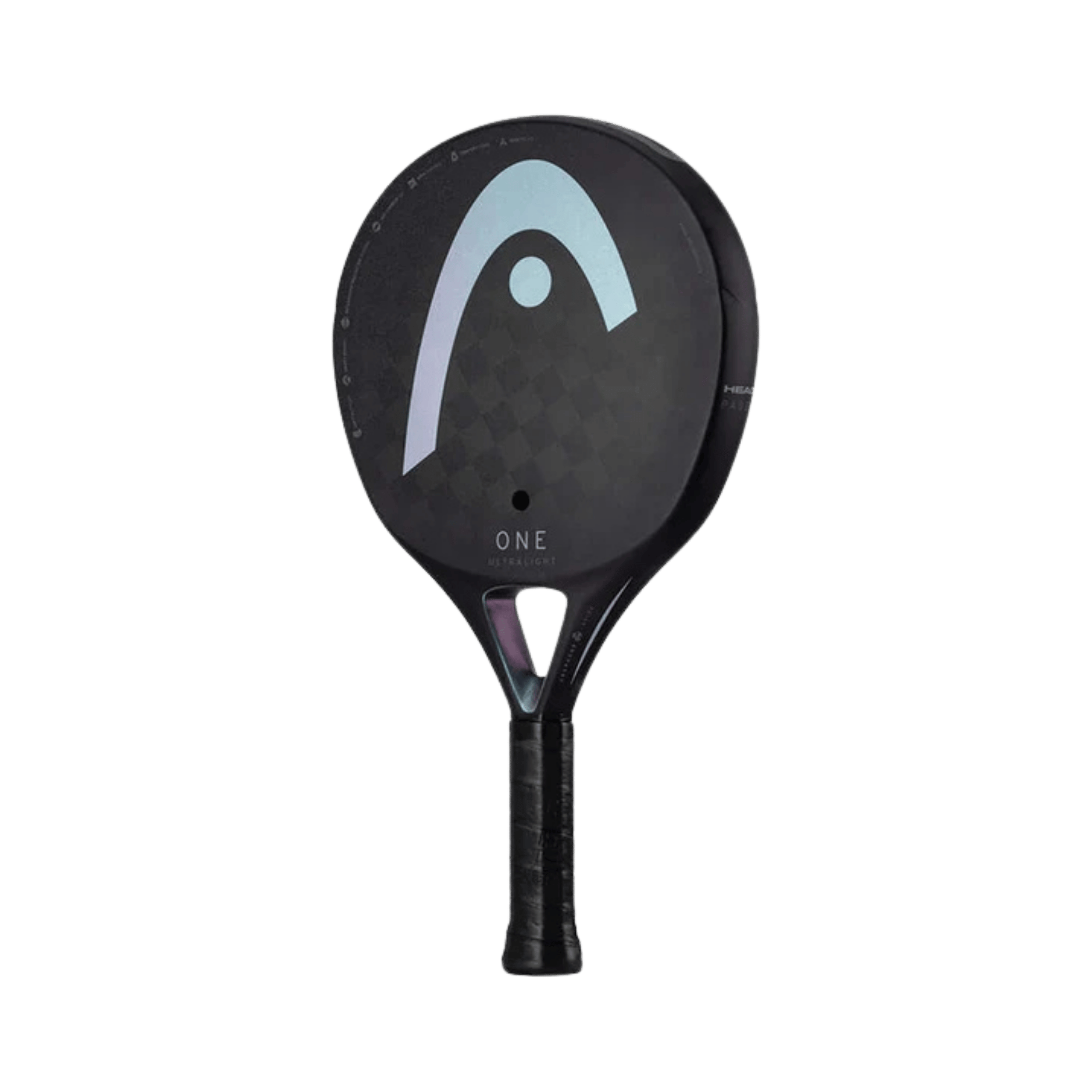 Head One One Ultralight Black Padel Racquet - Black