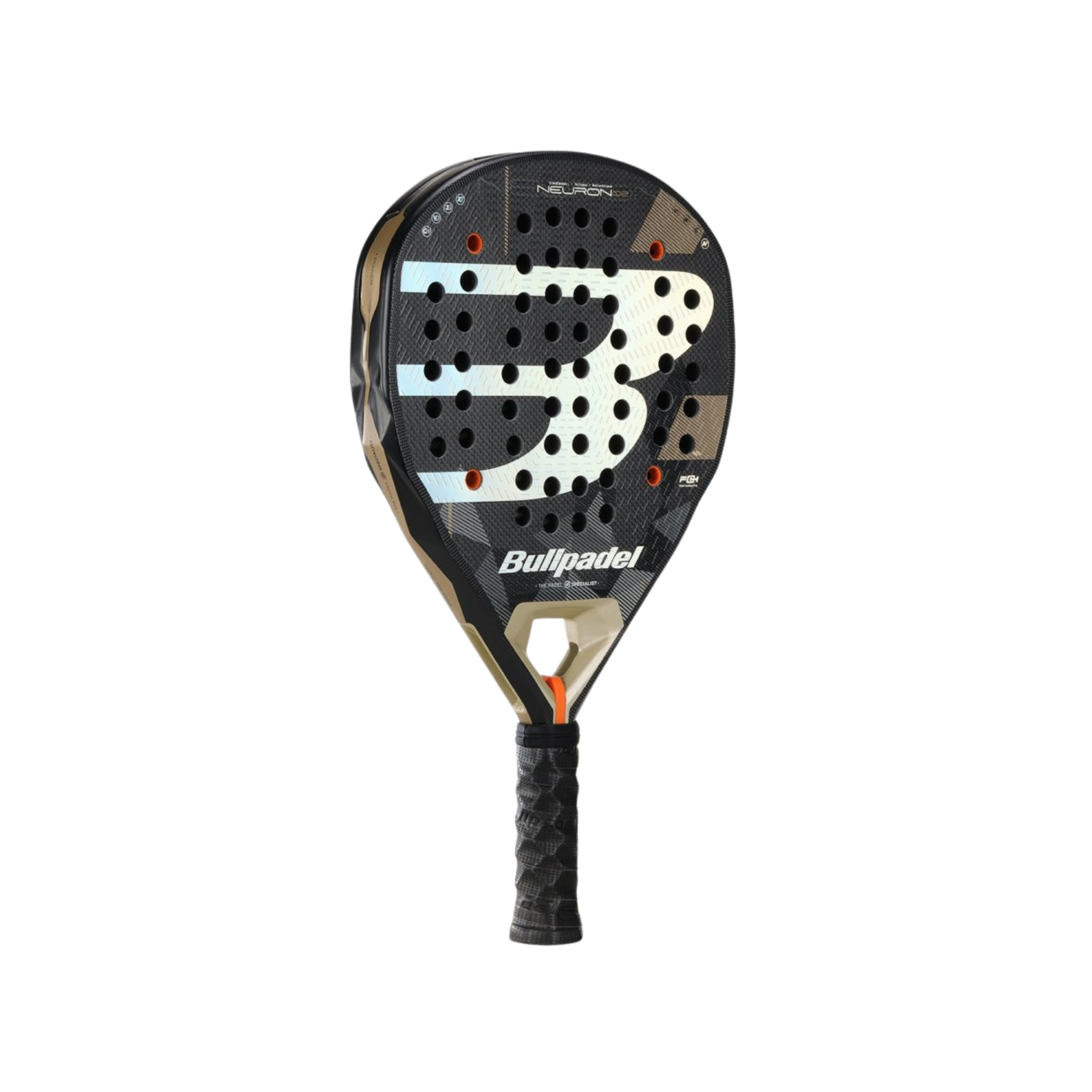 Bullpadel Neuron 02 2026 Padel Racket - Black Gold