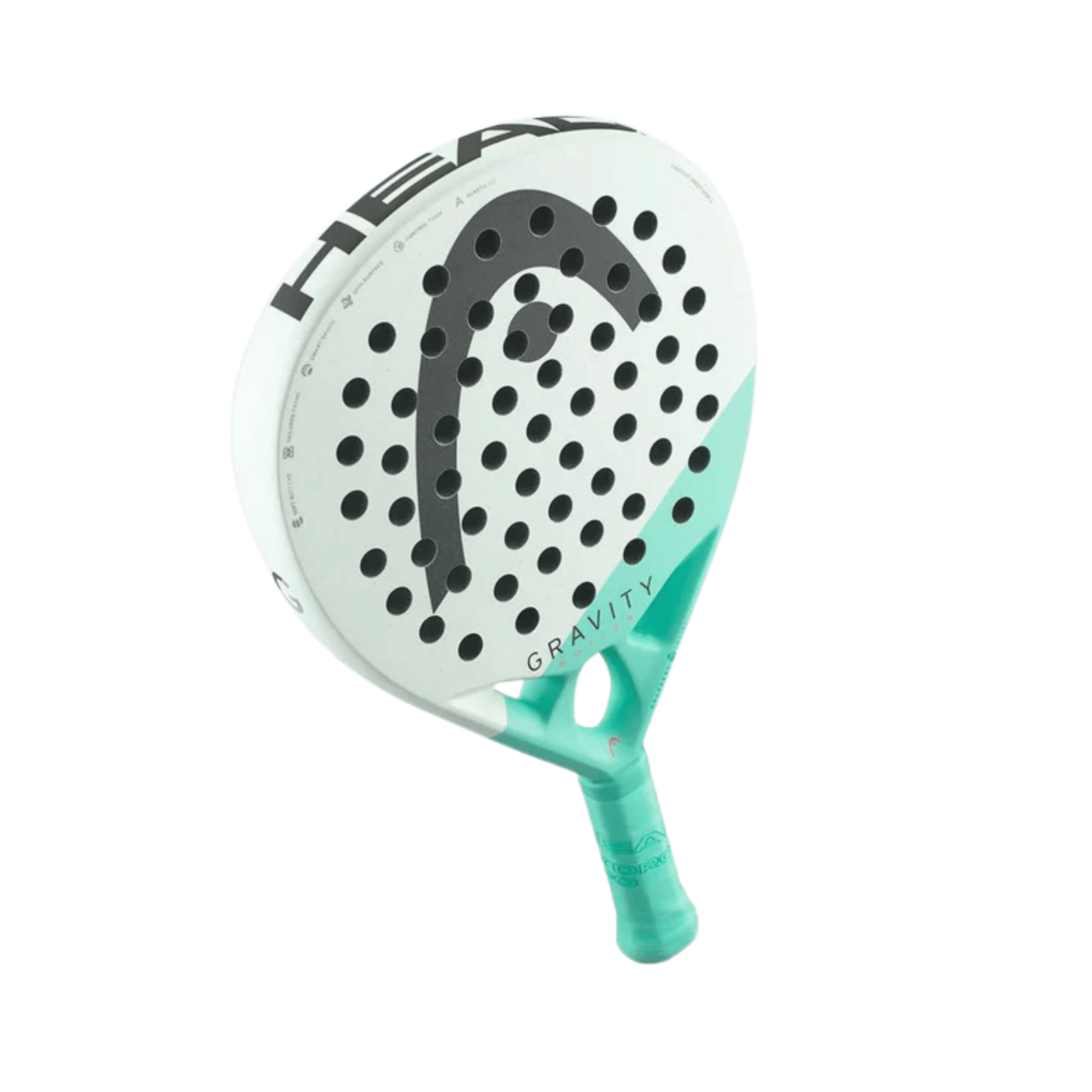 Head Gravity Motion 2024 Padel Racquet - White Blue