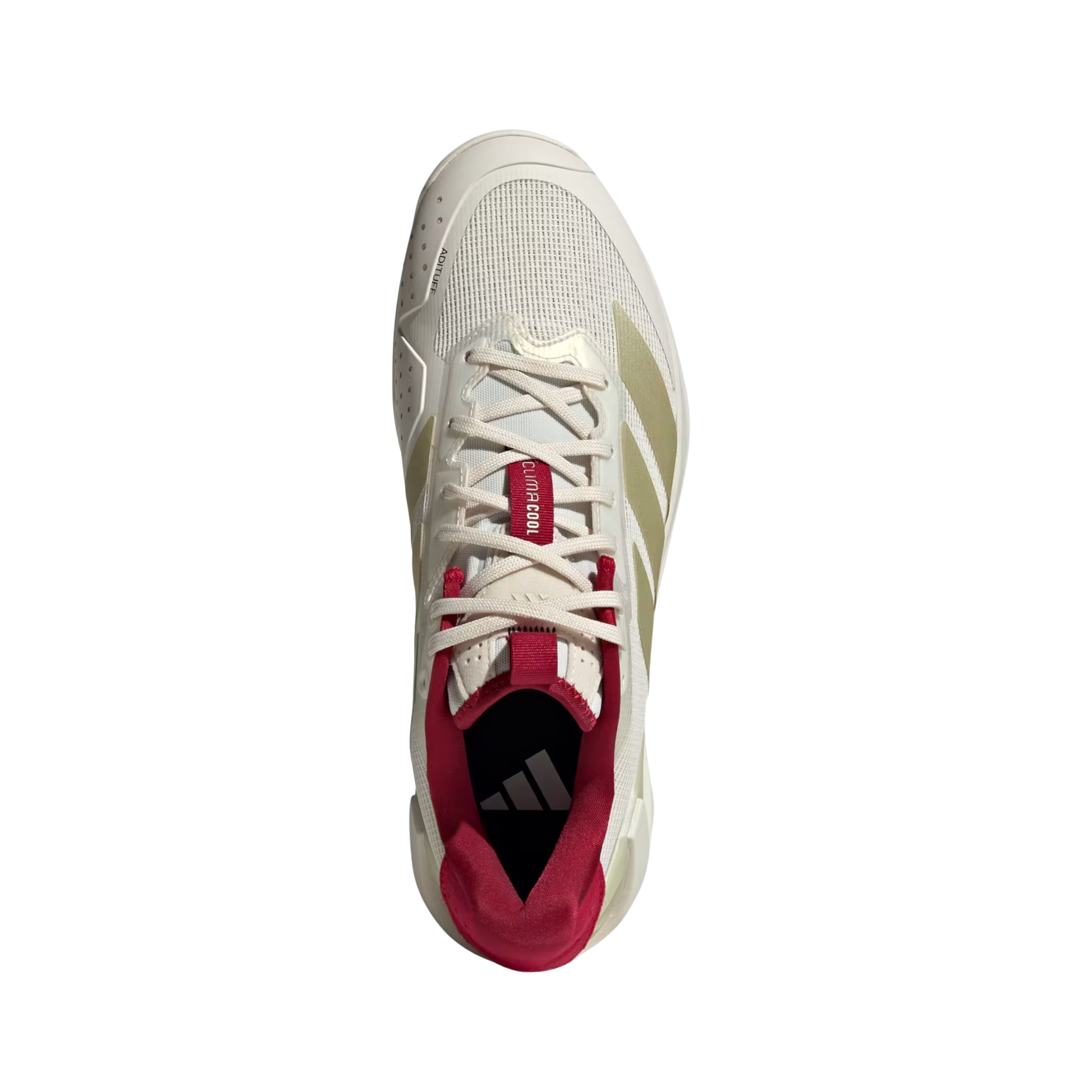 Adidas Men Adizero Ubersonic 5 Tennis - Chalk White Ice Gold Met.