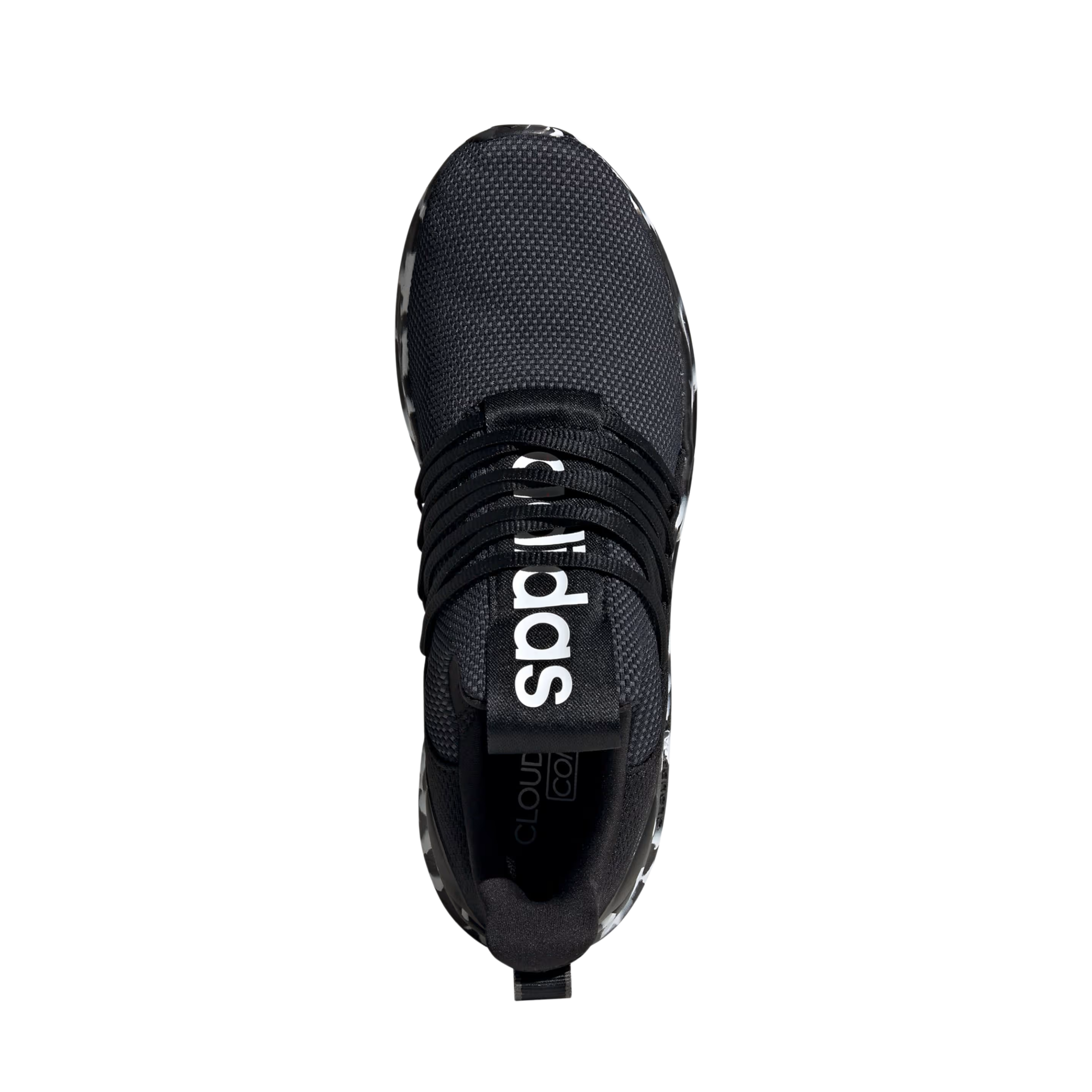 Adidas Men Lite Racer Adapt 7.0 Sneaker - Black Print