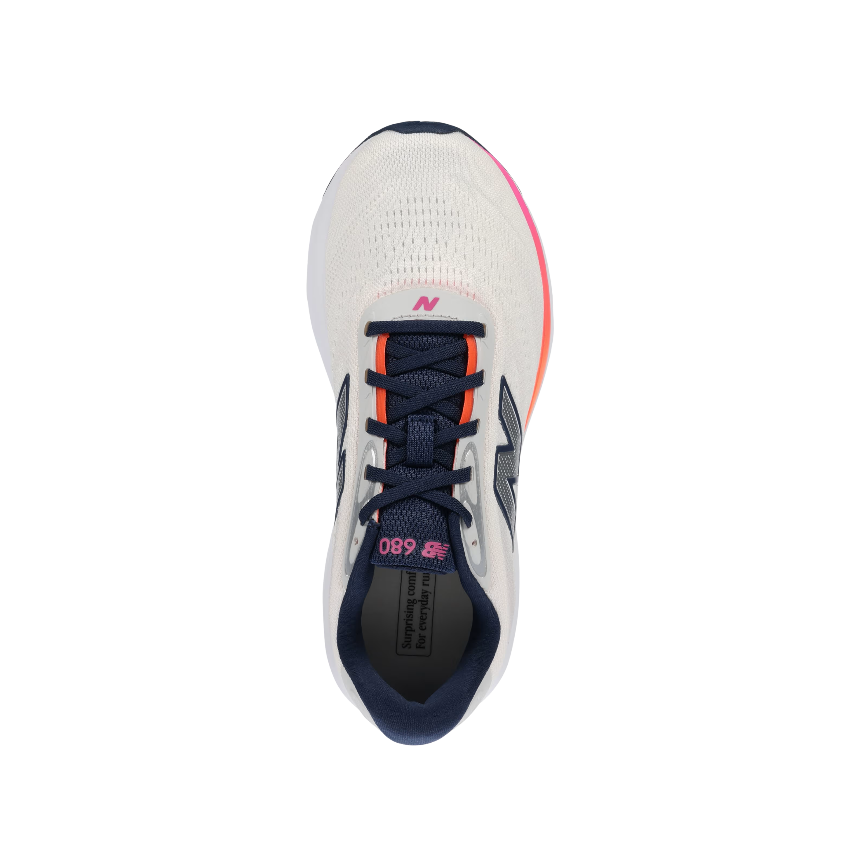 New Balance Women Fresh Foam 680 V9 Running - White Orange